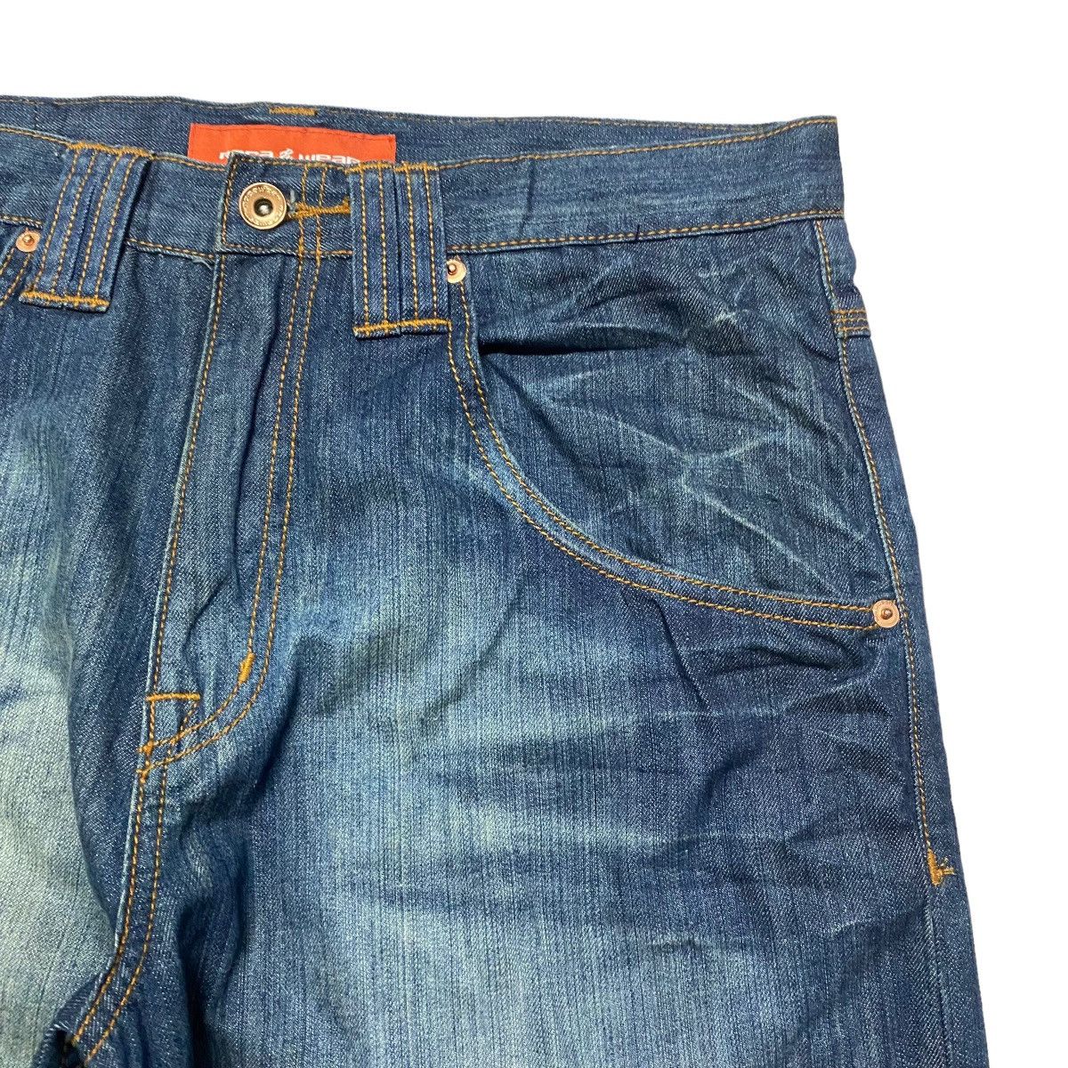 Rocawear Vintage Rocawear Baggy Spellout Embroidery Denim Jeans Size US 32 / EU 48 - 5 Thumbnail