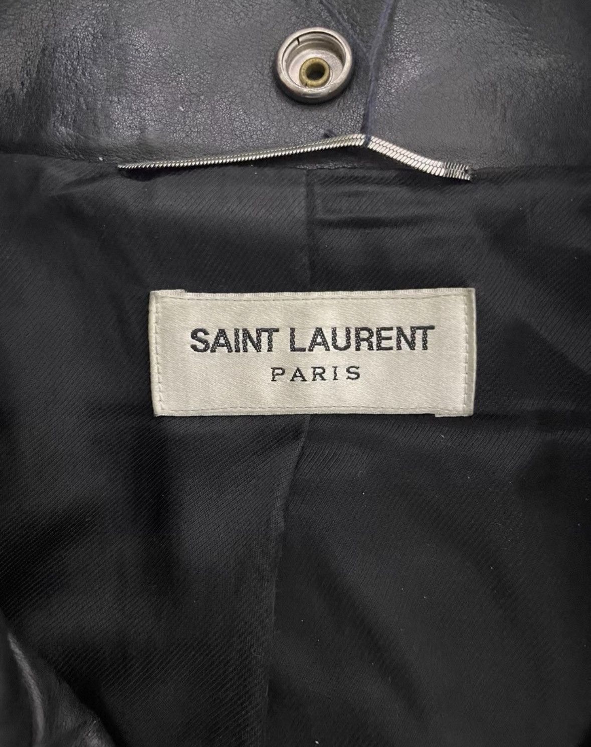 Saint Laurent Paris Saint Laurent Studded Leather Jacket Runway SS2015 Size US S / EU 44-46 / 1 - 7 Thumbnail