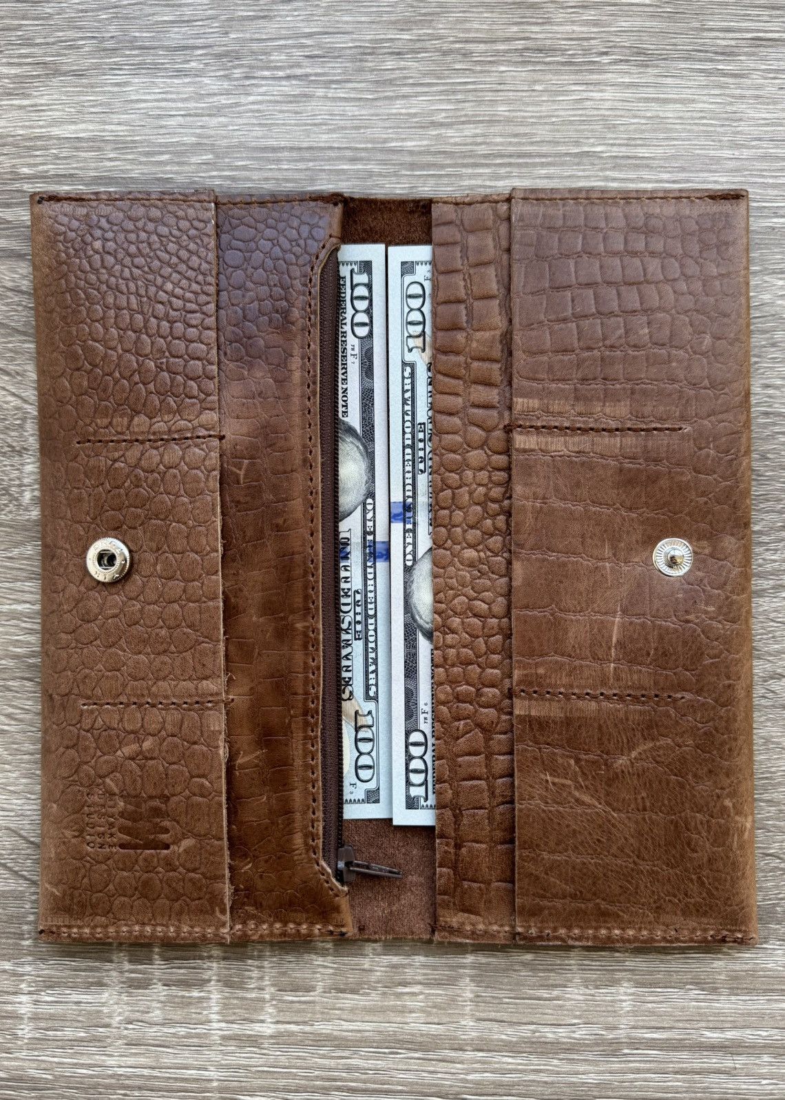 Issey Miyake × Vintage Vintage Issey Miyake IM Products Bifold Long Wallet Size ONE SIZE - 6 Thumbnail
