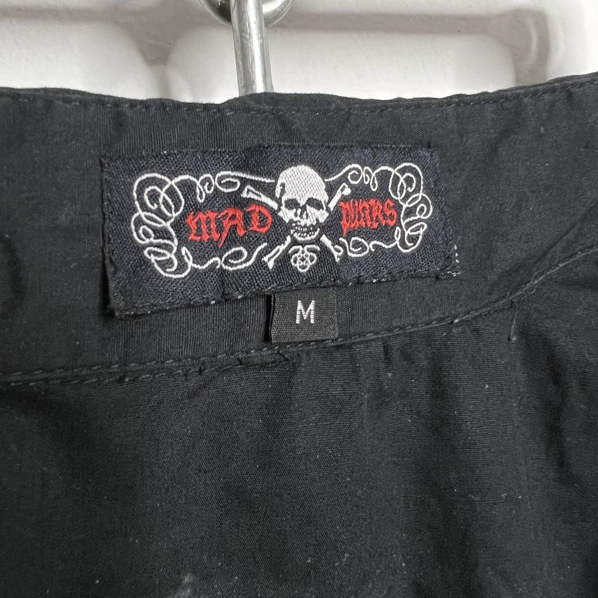 Japanese Brand MAD PUNKS BLACK BONDAGE STRAP GRAPHIC SHIRT Size US M / EU 48-50 / 2 - 9 Thumbnail