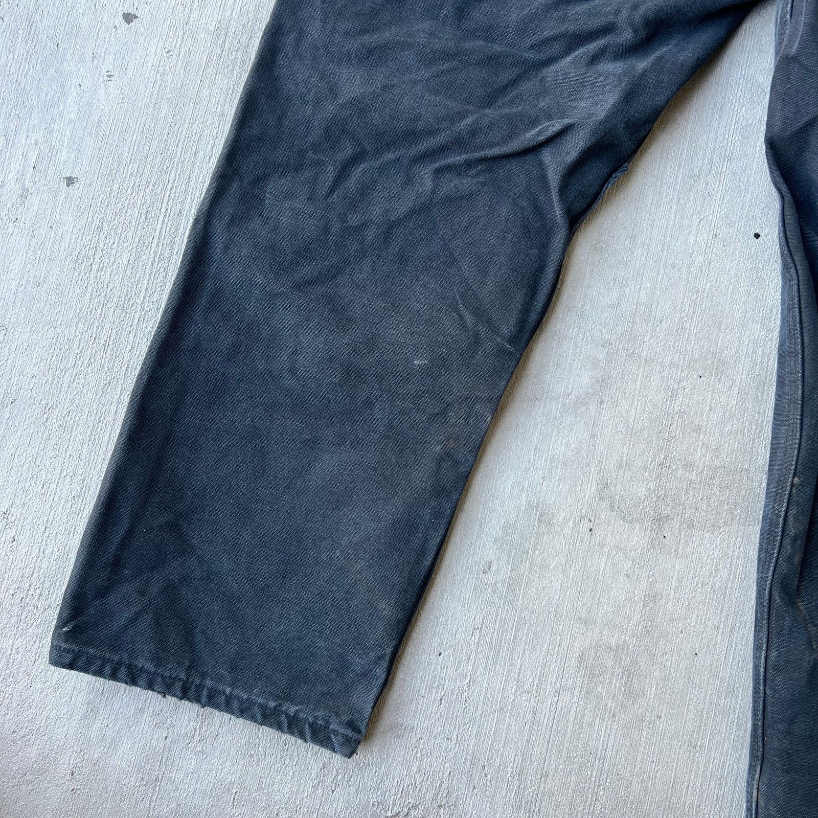 Carhartt × Vintage Carhartt faded black double knee work wear carpenter pants Size US 36 / EU 52 - 7 Thumbnail