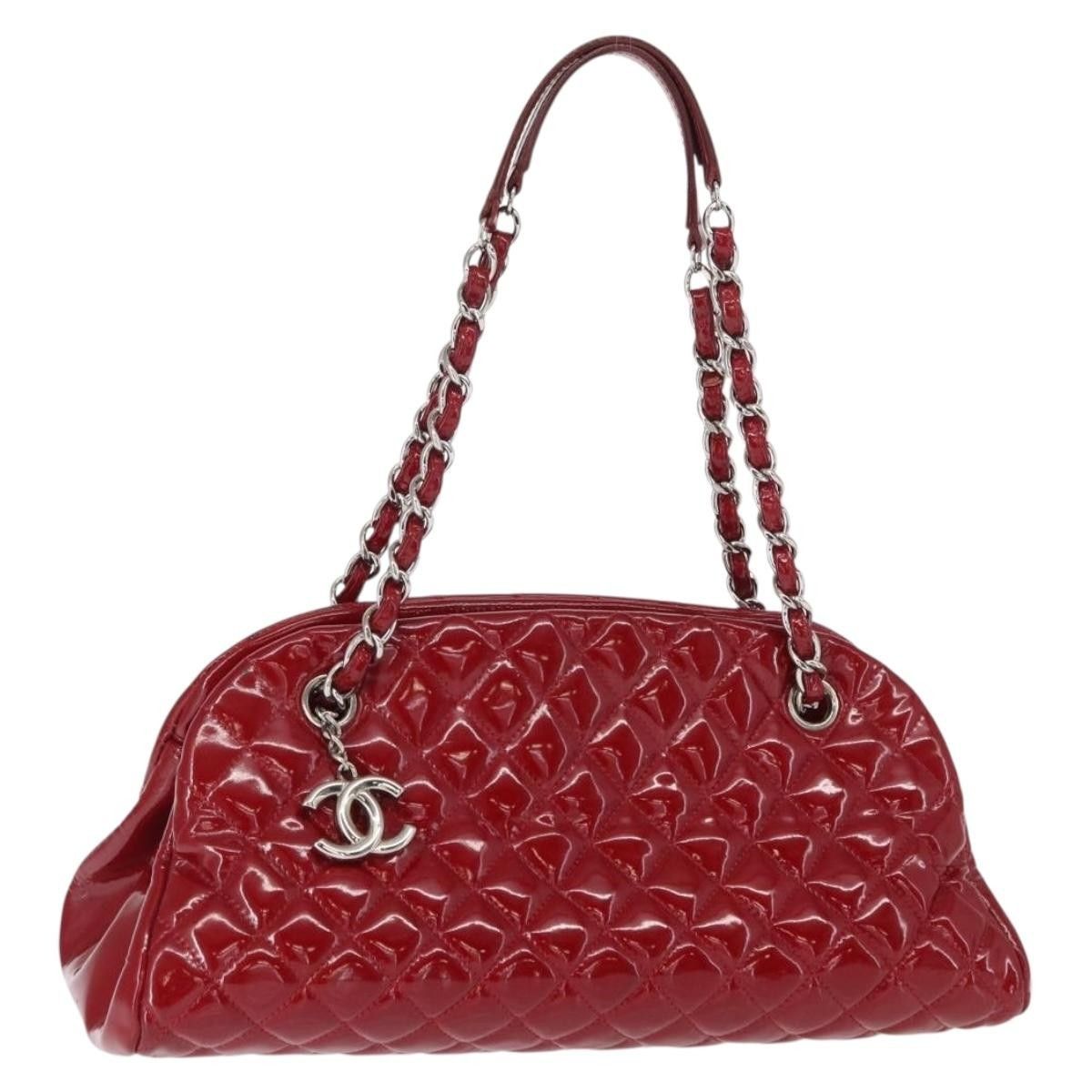Chanel Chanel Just Mademoiselle Bag Quilted Patent Size ONE SIZE - 1 Thumbnail