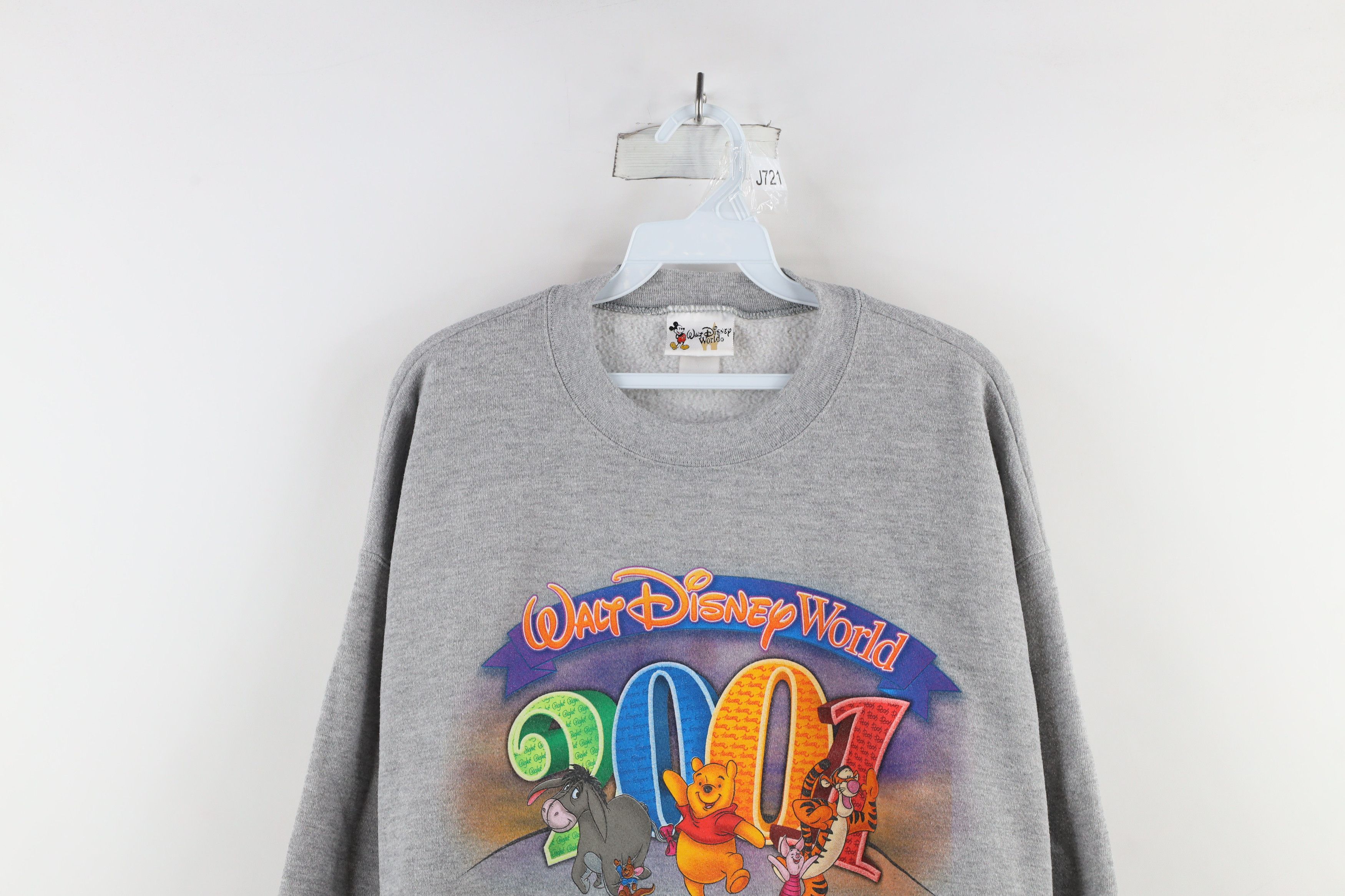 Disney × Vintage Vintage Y2K 2001 Disney Walt World Crewneck Sweatshirt Size US XL / EU 56 / 4 - 2 Thumbnail