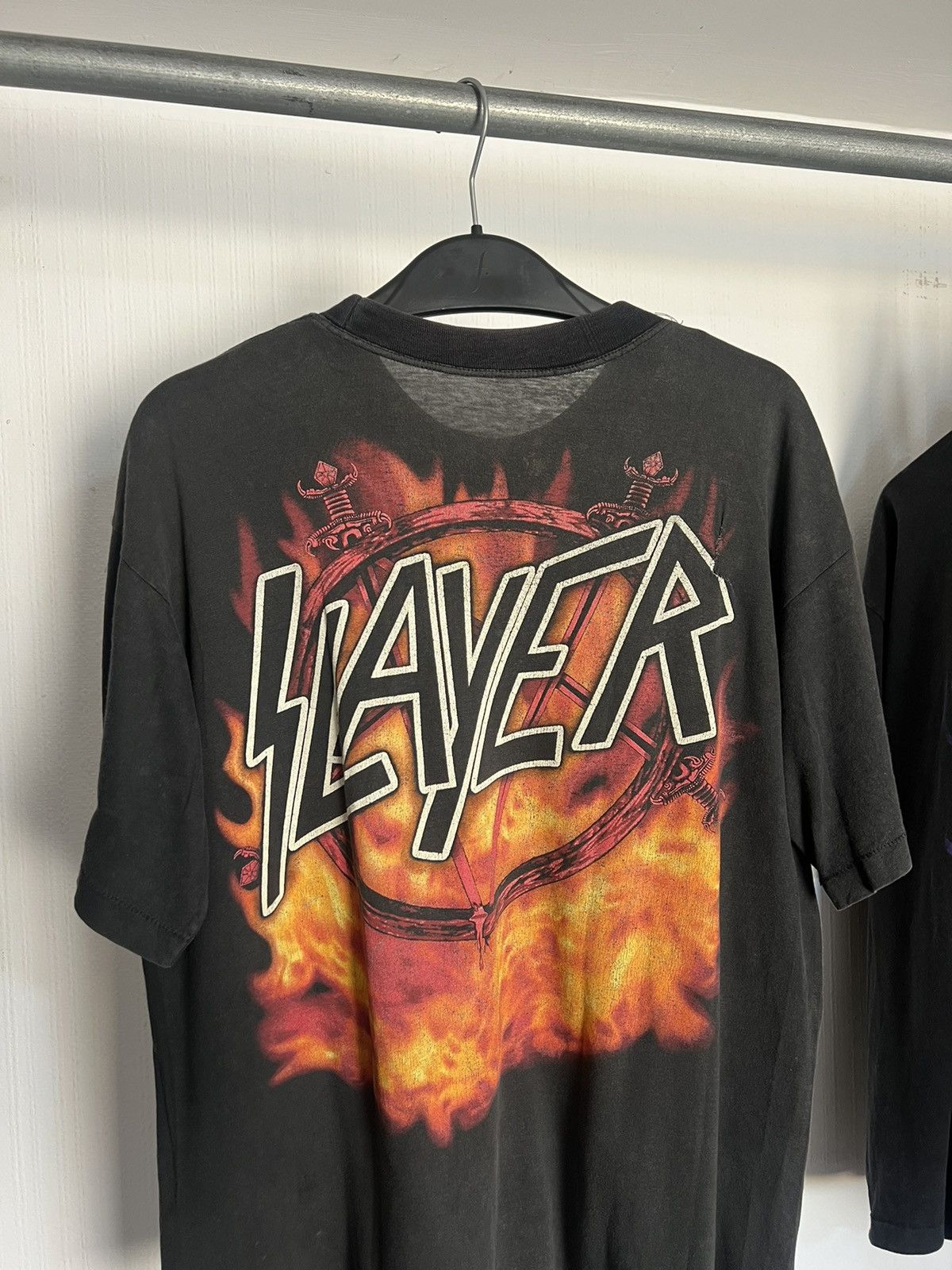 Slayer Vintage 1996 Slayer Root All Evil All Over Print T shirt Size US L / EU 52-54 / 3 - 2 Thumbnail
