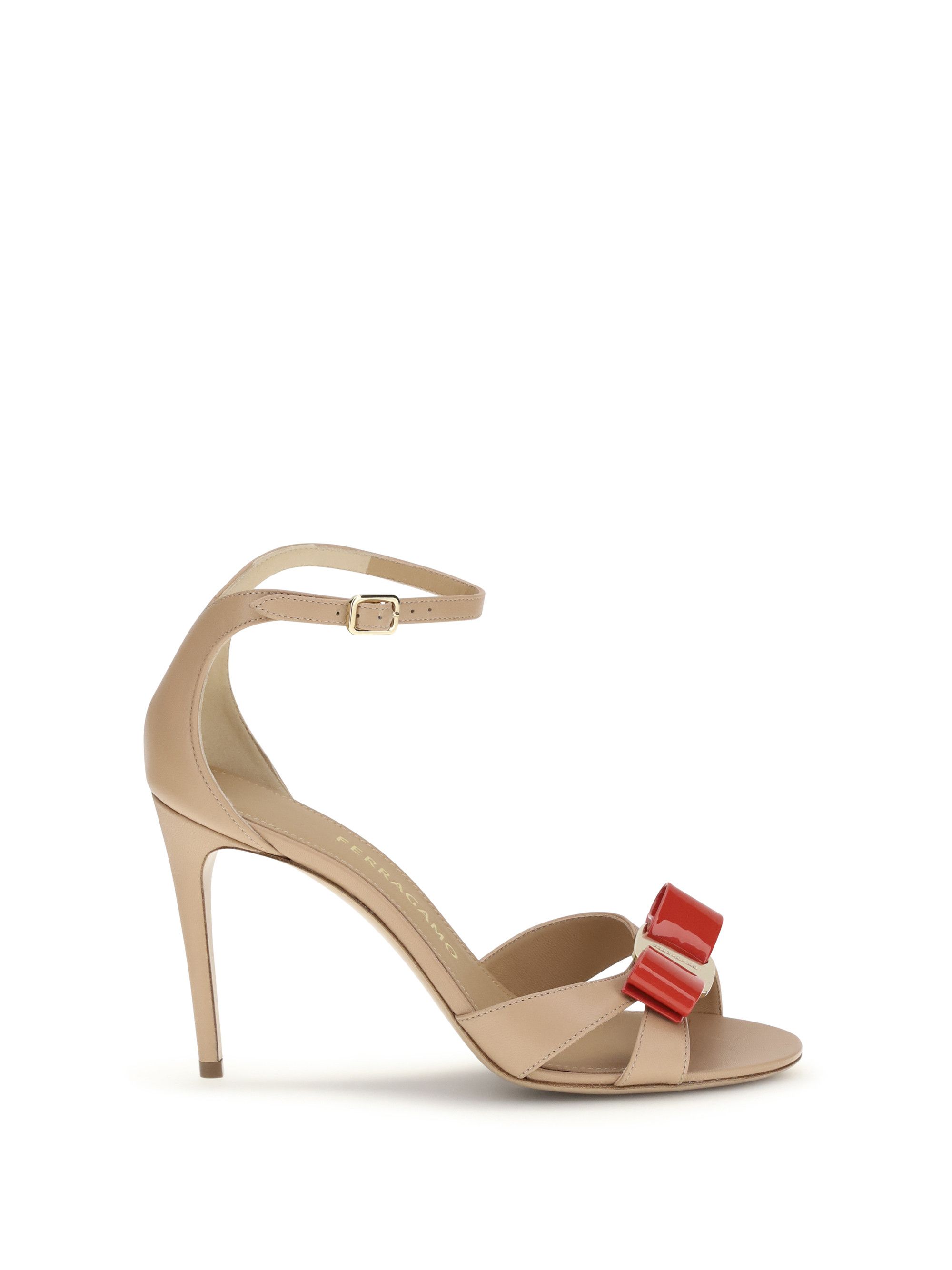 Salvatore Ferragamo Vara Bow Sandals Size US 7.5 / IT 37.5 - 1 Thumbnail