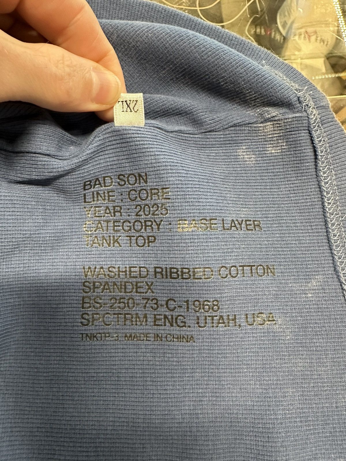 Bad Son Bad Son Core Tank Top Blue Size US XXL / EU 58 / 5 - 3 Thumbnail