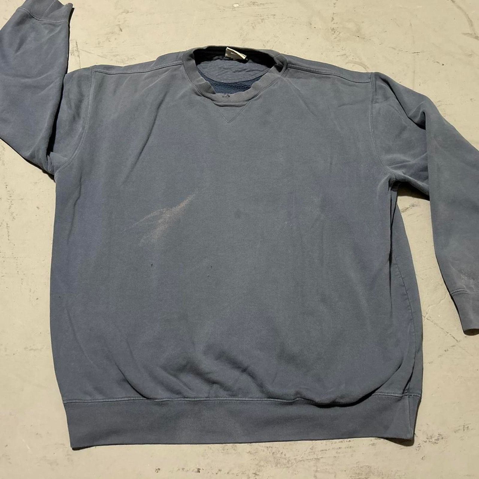 Lee **Vintage Lee Swirled Light Blue Crewneck Sweatshirt** Size US L / EU 52-54 / 3 - 2 Thumbnail