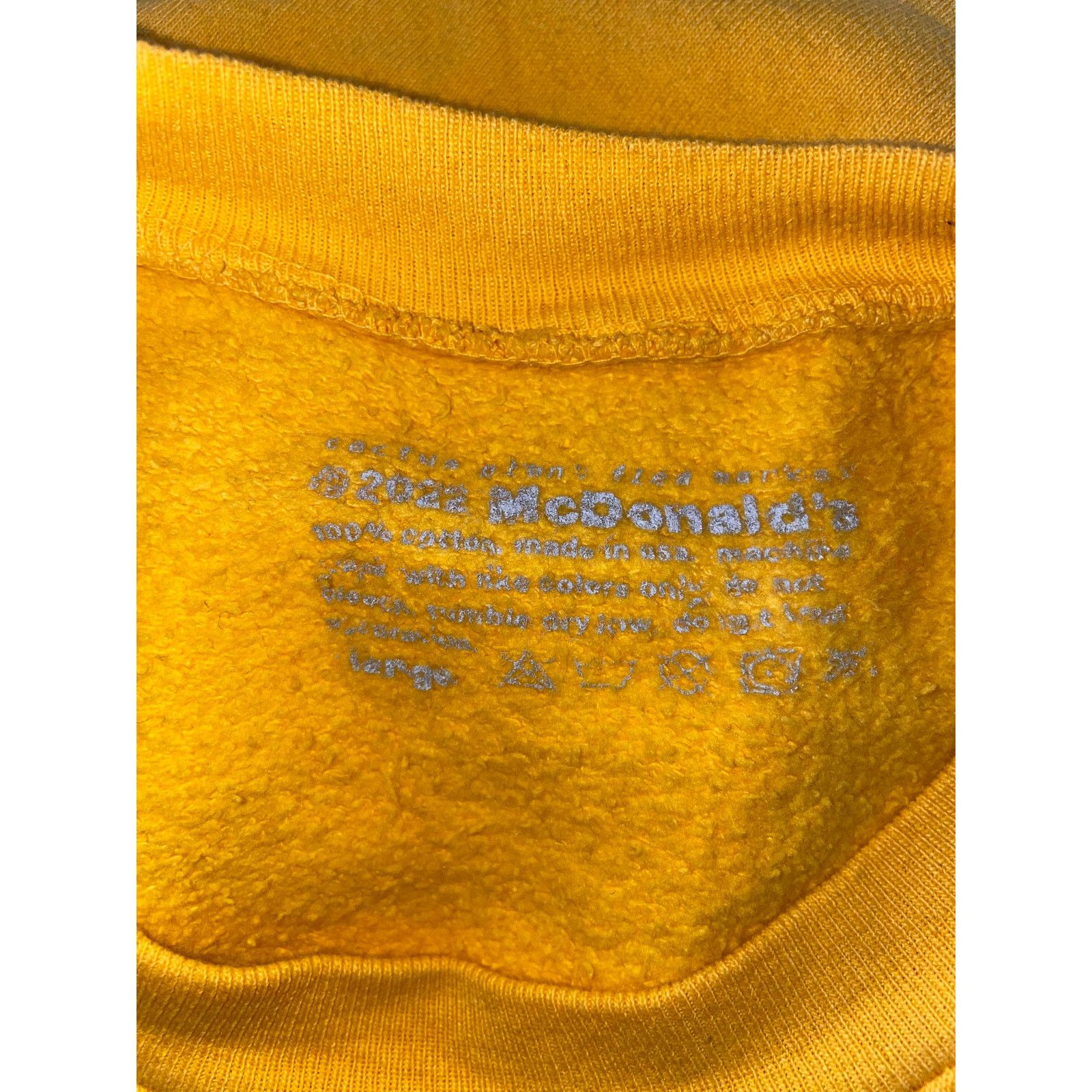 Cactus Plant Flea Market CPFM McDonalds Yellow Crewneck Size US L / EU 52-54 / 3 - 3 Thumbnail