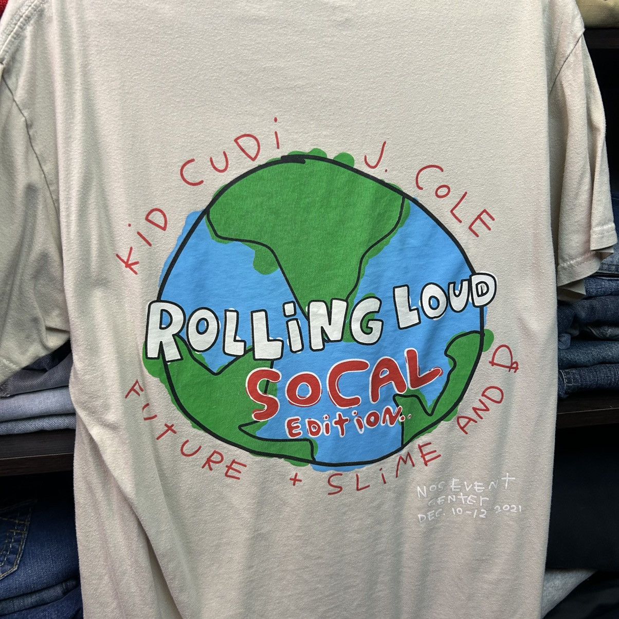 Other Designer Kid Cudi Rolling Loud merch big logo tee size L Size US L / EU 52-54 / 3 - 2 Thumbnail