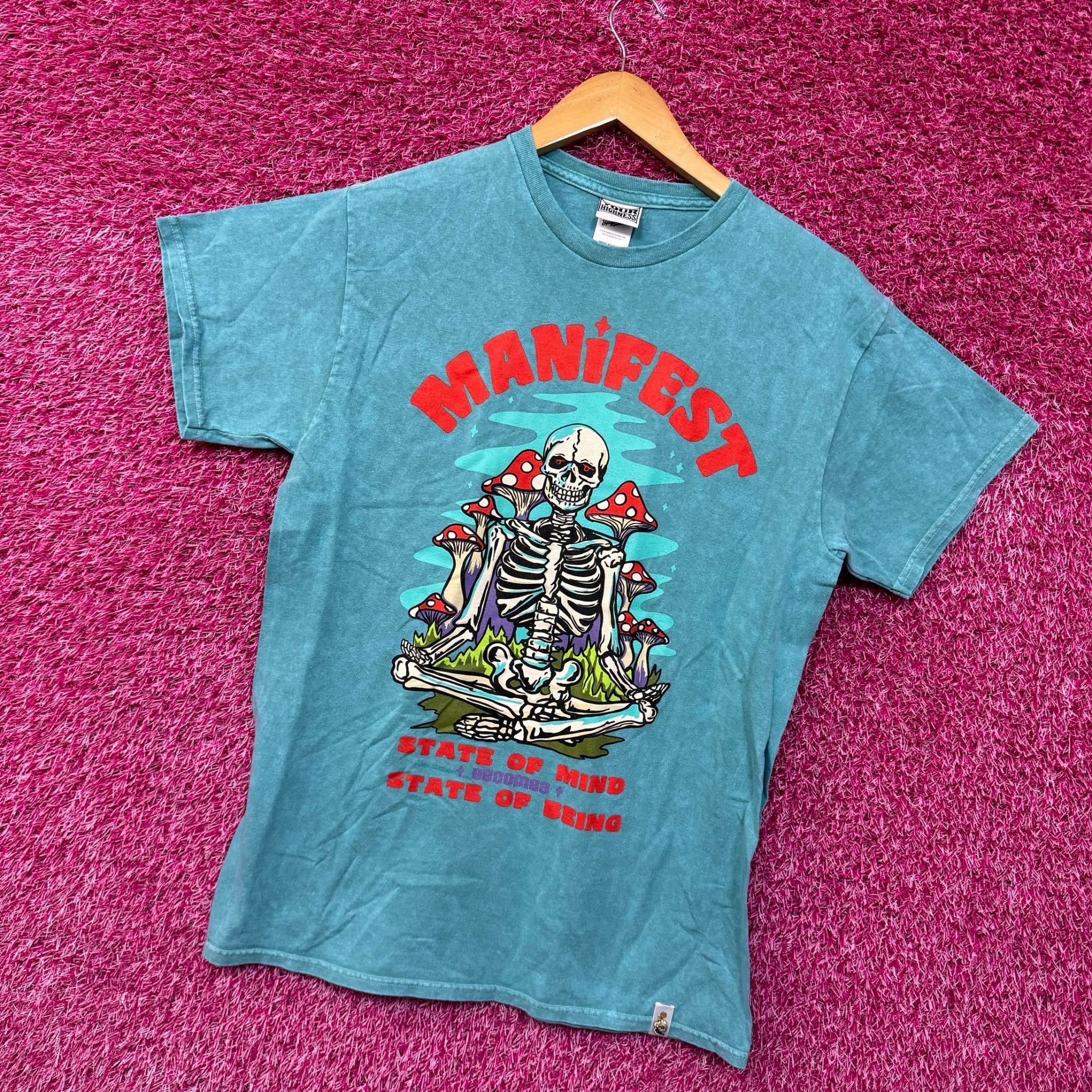 Zumiez Your Highness Manifest Your State of Mind Skeleton T-shirt s Size US M / EU 48-50 / 2 - 3 Thumbnail