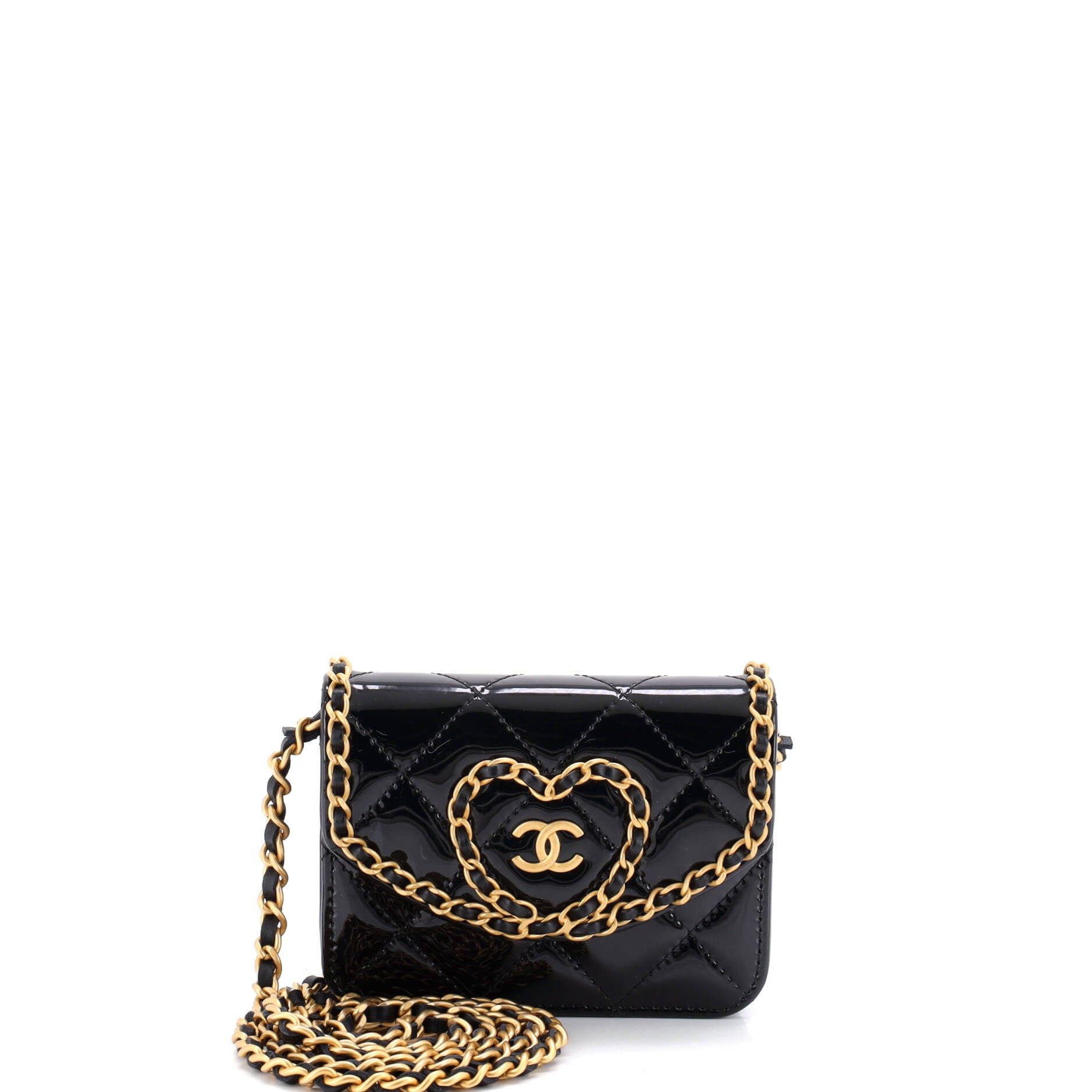 Chanel Heart Chain Flap Bag Size ONE SIZE - 1 Thumbnail