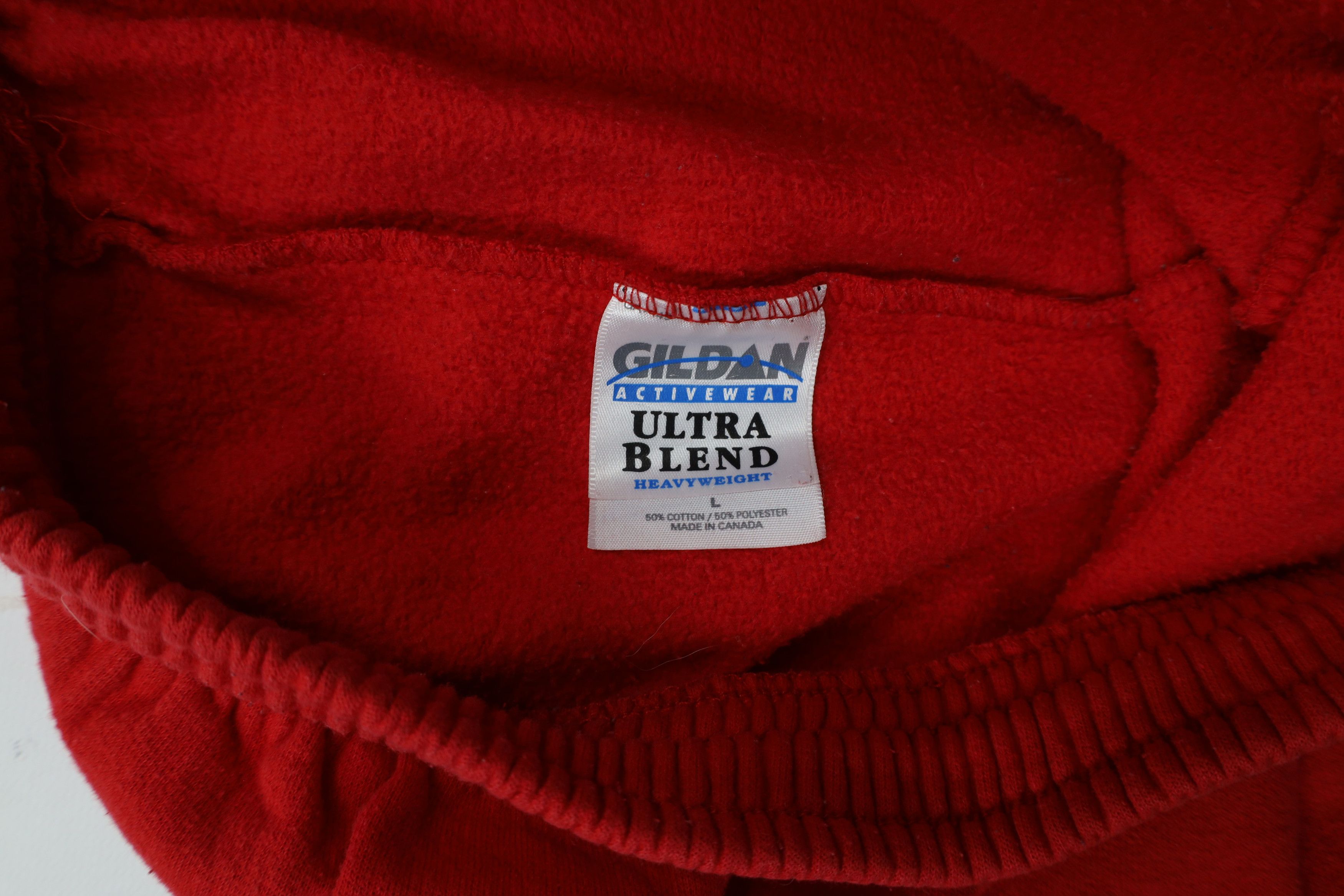 Vintage Vintage 90s Detroit Red Wings Hockey Sweatpants Joggers Red Size US 36 / EU 52 - 7 Thumbnail