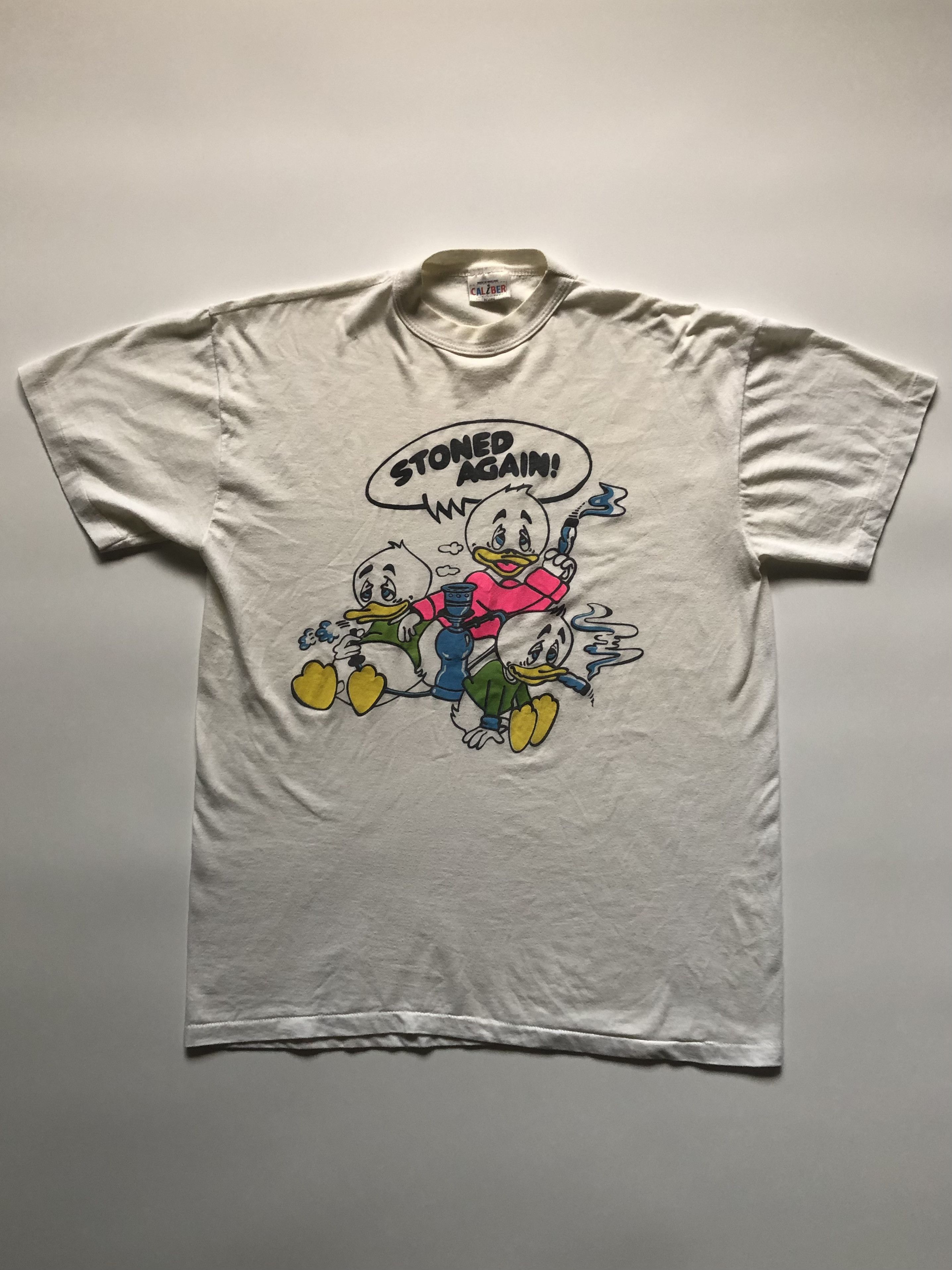 Vintage Ducks Weed Stoner Art Parody Shirt