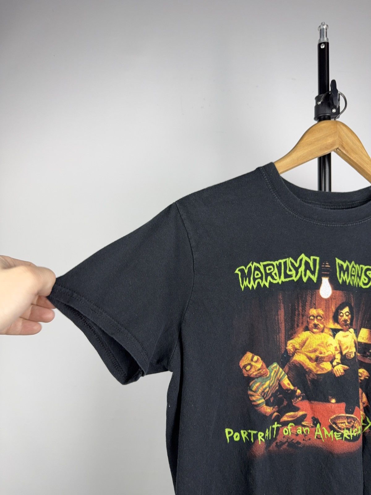 Marilyn Manson 2014 Marilyn Manson Portrait Album Tee Double Sided M Size M / US 6-8 / IT 42-44 - 2 Thumbnail