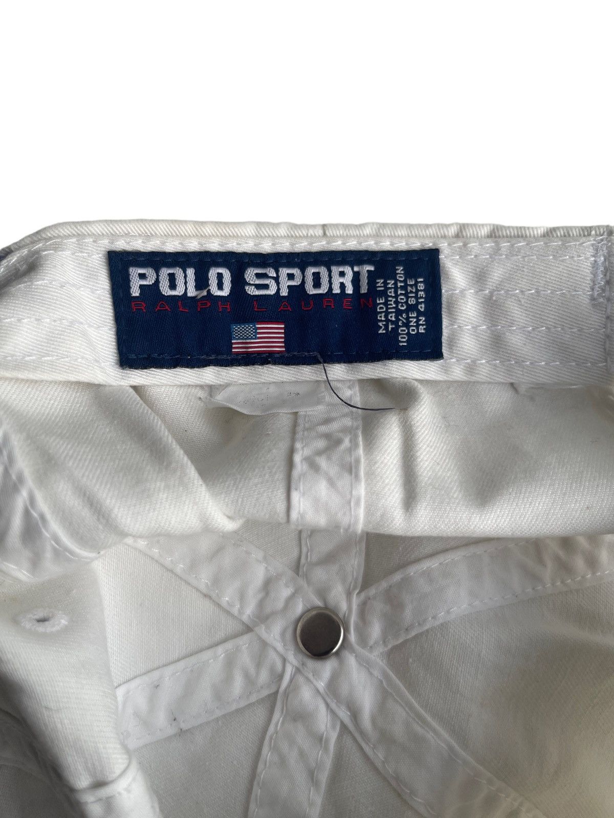 Polo Ralph Lauren × Vintage Vintage Polo Sport Ralph Lauren 12M YACHT CHALLENGE Cap Size ONE SIZE - 10 Thumbnail