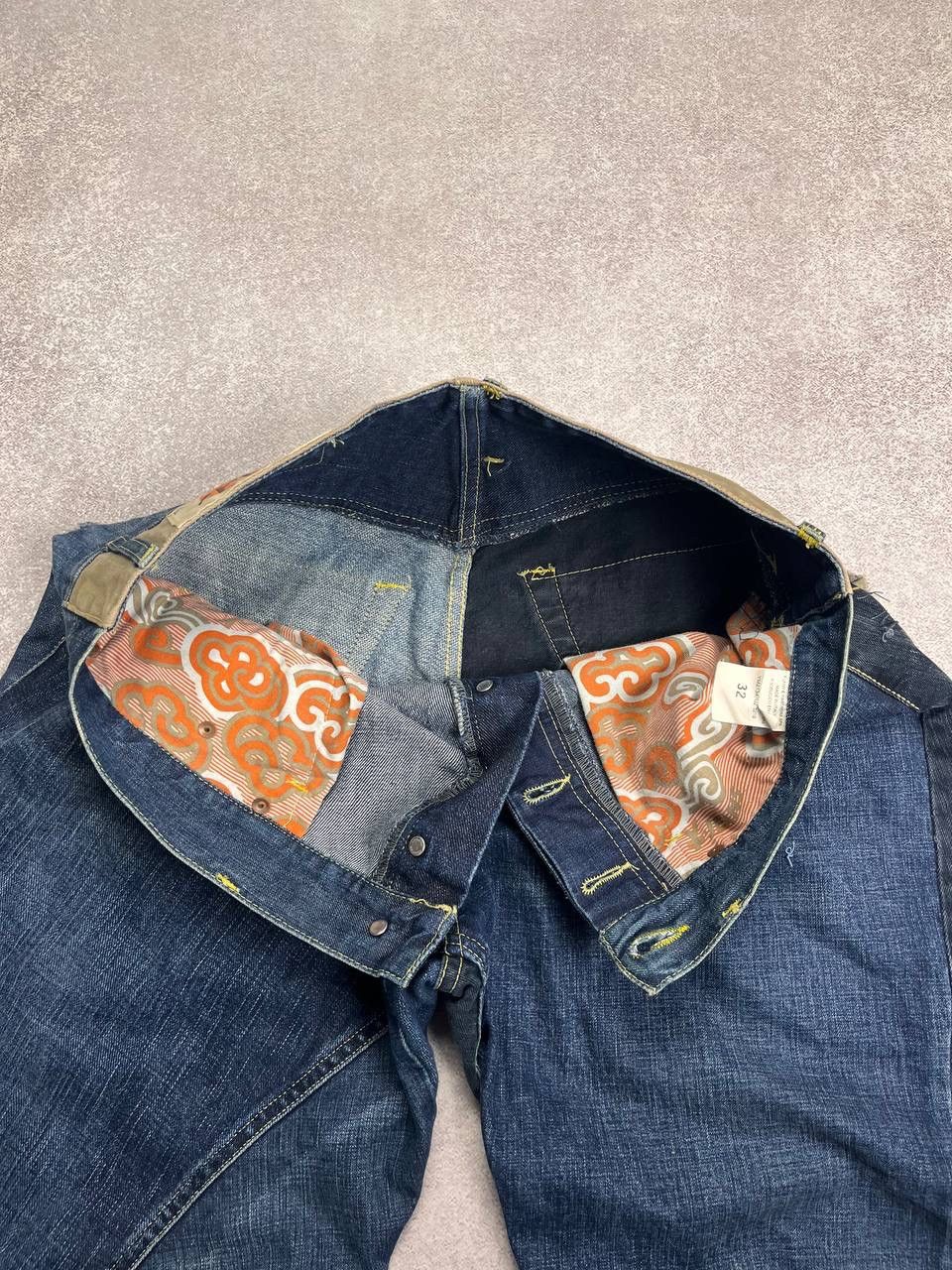 Japanese Brand × Michiko Koshino × Vintage VINTAGE MICHIKO KOSHINO YEN JEANS AVANTGARDE JAPANESE PANTS Size US 32 / EU 48 - 8 Thumbnail