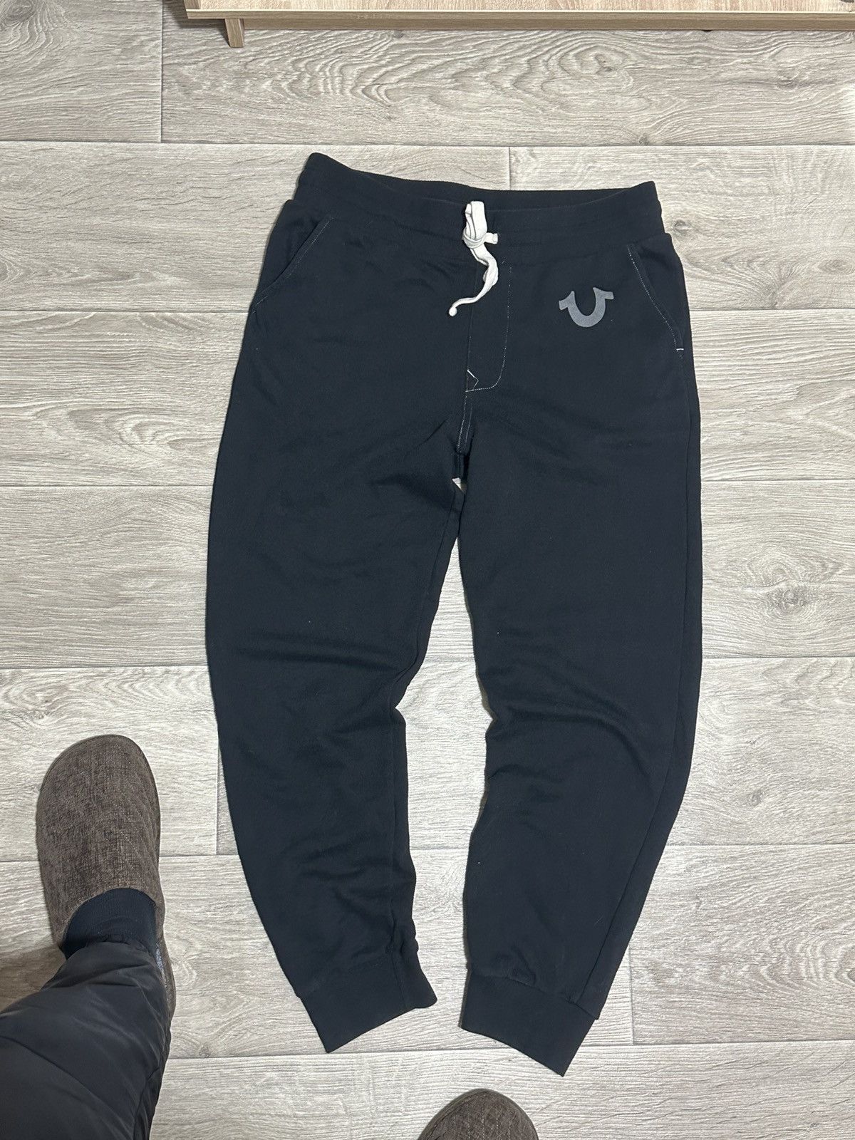 True Religion True Religion Black Sweatpants Size US 33 - 1 Thumbnail