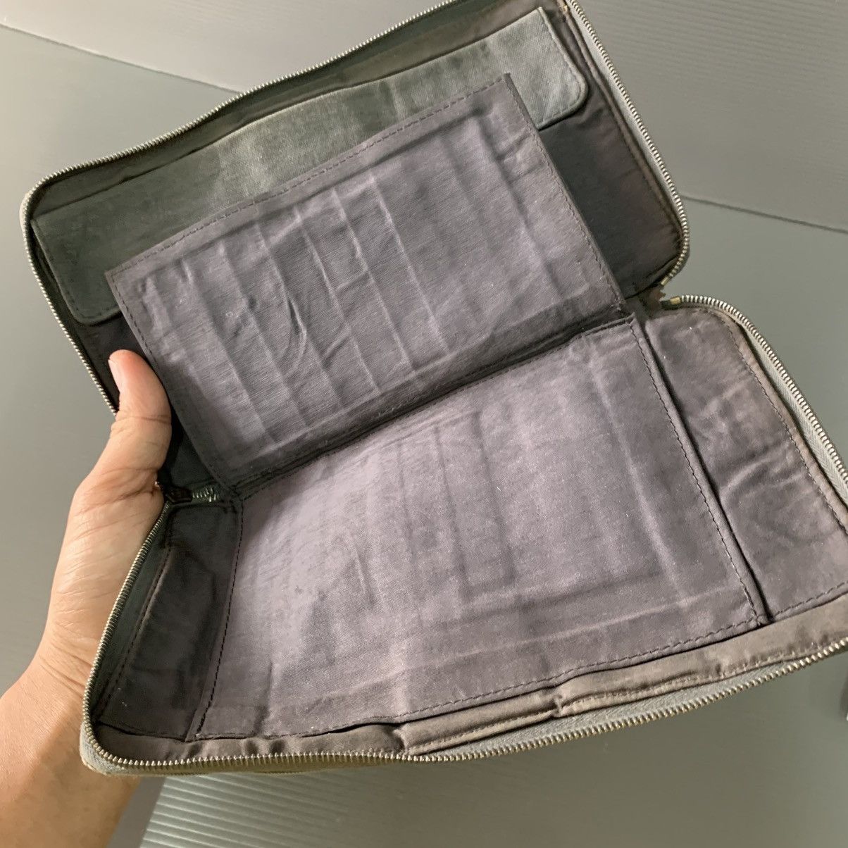 Hermes Hermes Canvas Long Wallet Size ONE SIZE - 10 Thumbnail