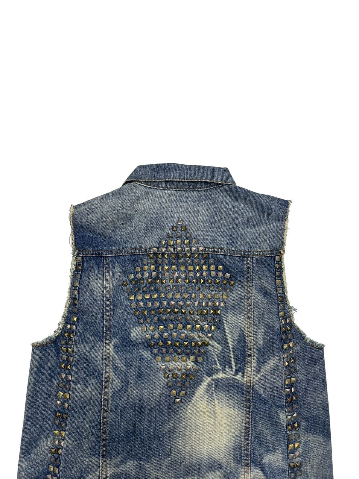 Hysteric Glamour × Undercover RARE❤️‍🔥PUNK STUDDED DRWCYS DENIM VEST Size US S / EU 44-46 / 1 - 8 Thumbnail