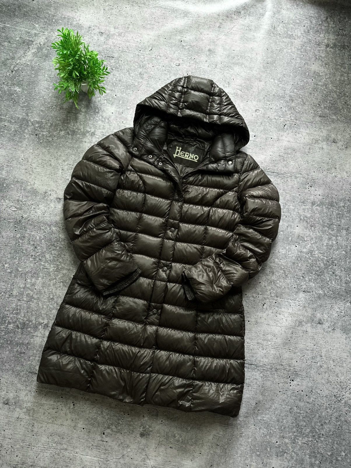 Herno Herno Luxury Down Hooded Puffer Y2K Coat Jacket Size M / US 6-8 / IT 42-44 - 3 Thumbnail
