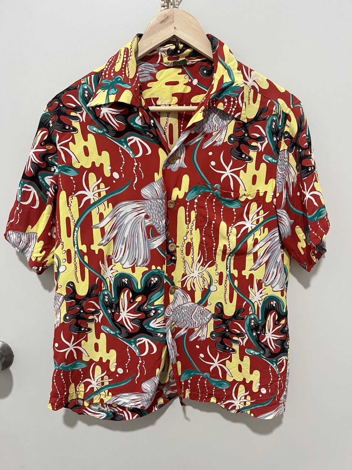 Japanese Brand × Sun Surf Hawaiian shirt kamehameha by sun surf Size US S / EU 44-46 / 1 - 1 Thumbnail