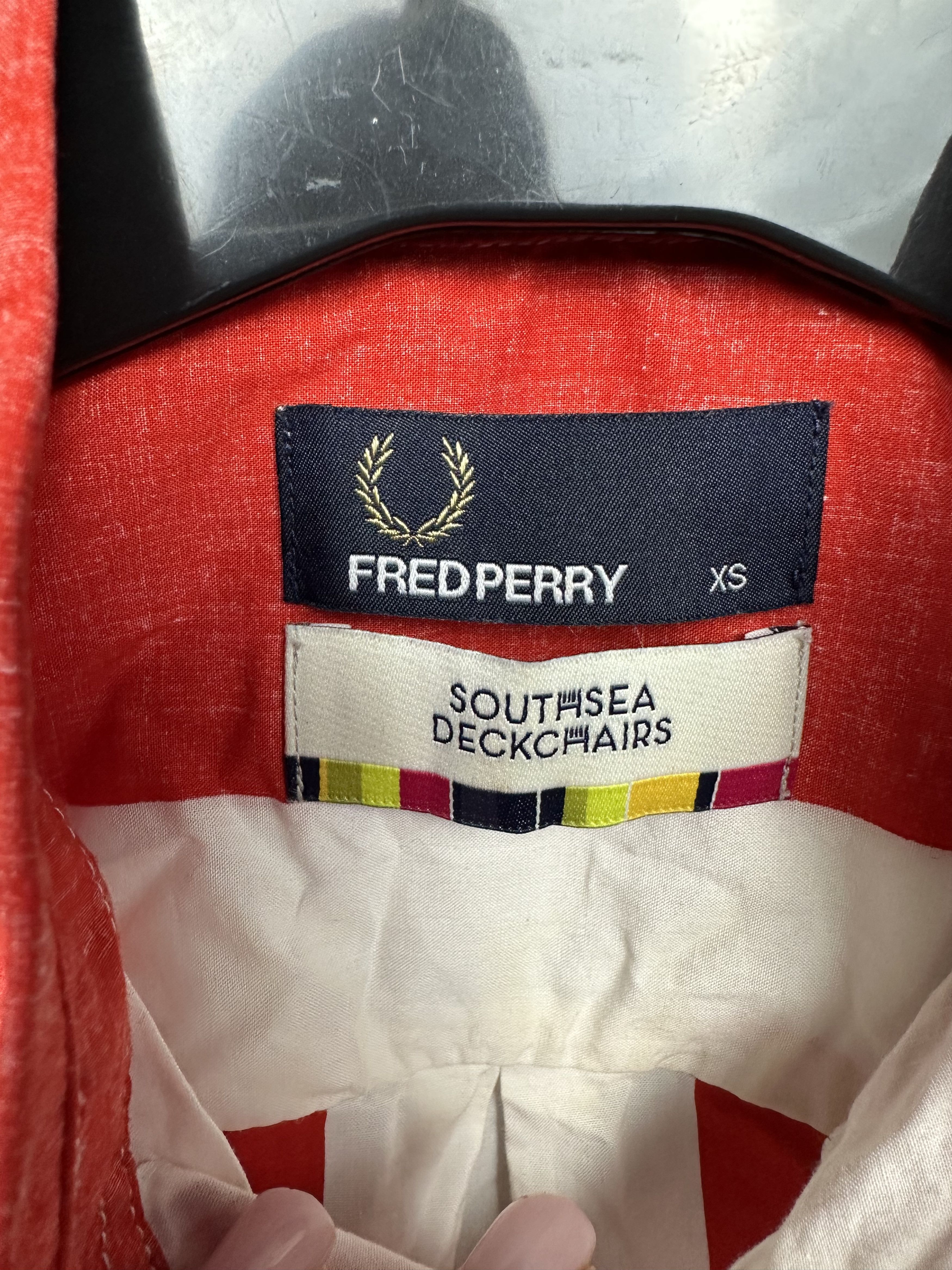 Fred Perry Fred Perry x South Sea Deckchairs Mens Short Sleeve Shirt Size US XS / EU 42 / 0 - 4 Thumbnail