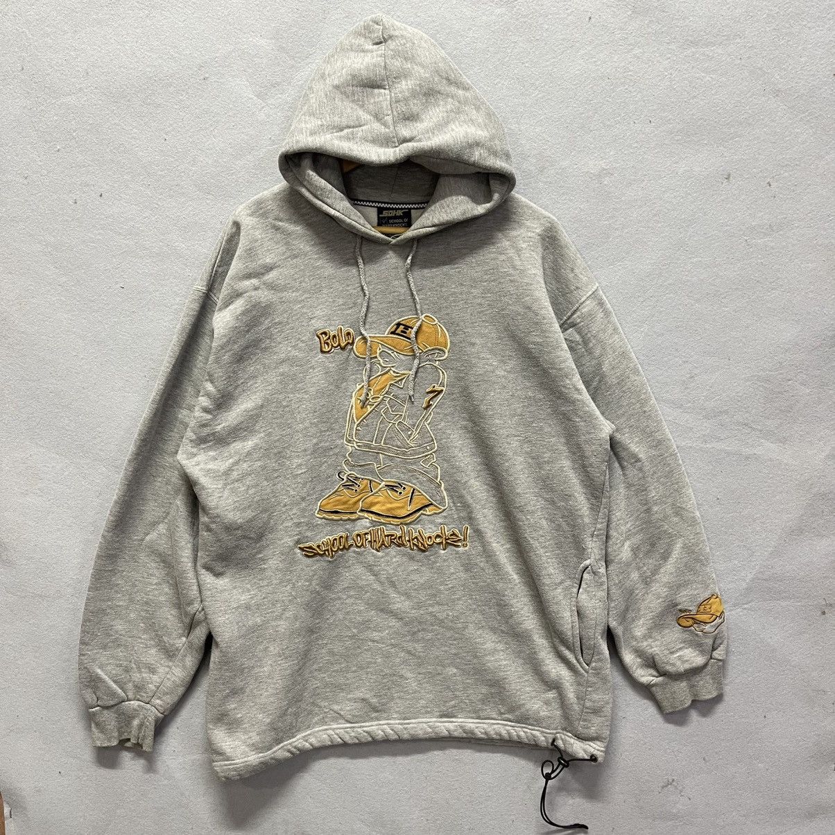 Vintage School of Hard Knocks (SOHK) Oversized Graphic Hoodie Size US XL / EU 56 / 4 - 1 Thumbnail