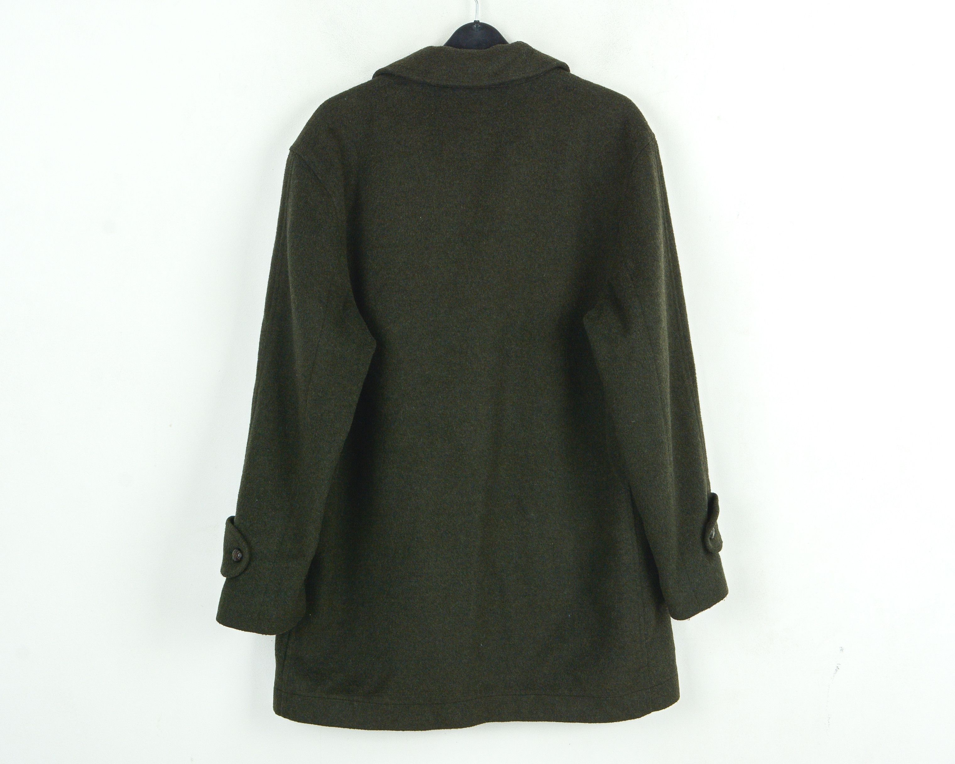 Vintage OLLOQUI Loden Touch Mens M Wool Jacket Over Coat Grey Warm Size US M / EU 48-50 / 2 - 5 Thumbnail