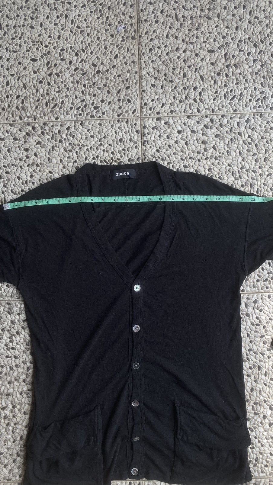 CABANE de ZUCCa Zucca Black Lightweight Button-Up Cardigan Size M / US 6-8 / IT 42-44 - 5 Thumbnail