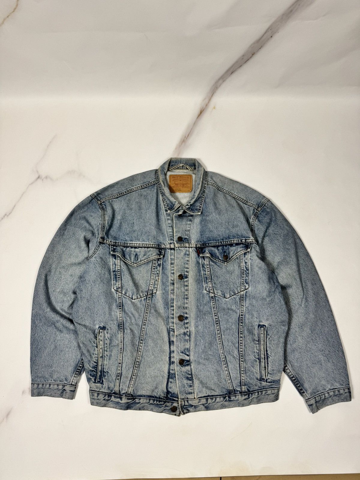 Levi's Vintage Levi's Denim Jacket Size US XL / EU 56 / 4 - 1 Thumbnail