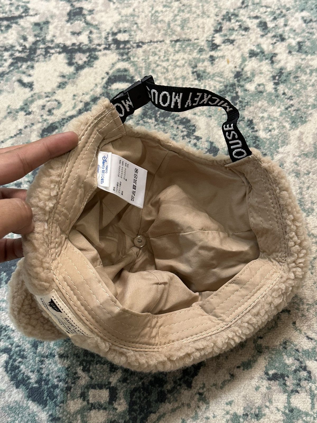 Designer × Japanese Brand Mickey Mouse Ear Fluffy Beanie Hats (OSFA) Japan Limited Size ONE SIZE - 14 Thumbnail