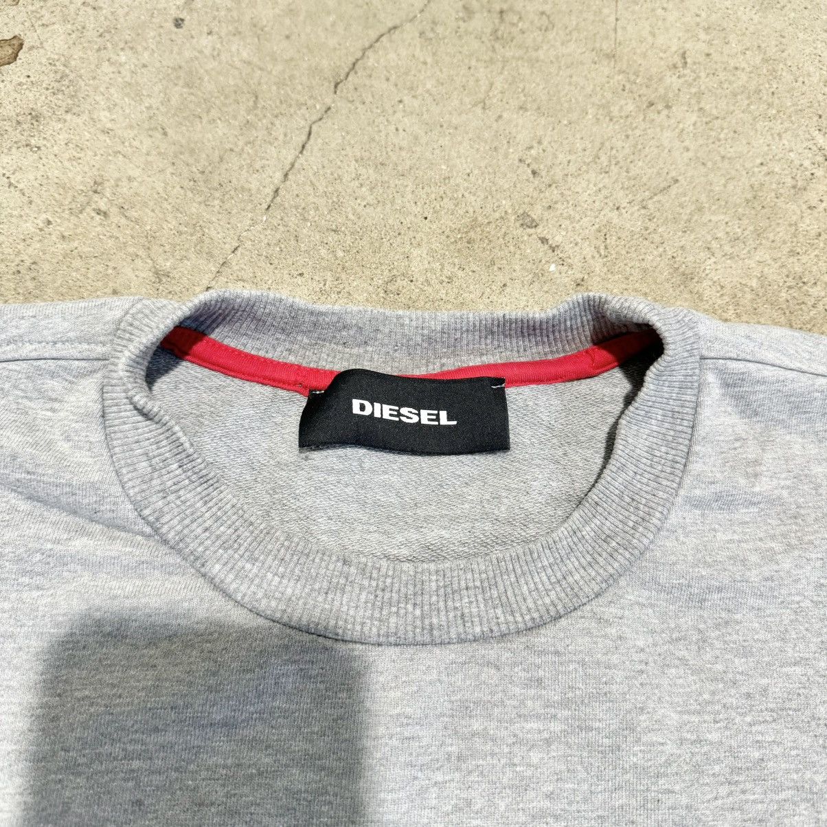 Diesel DEAIGNER DIESEL GREY SWEATSHIRT! Size US XL / EU 56 / 4 - 9 Thumbnail