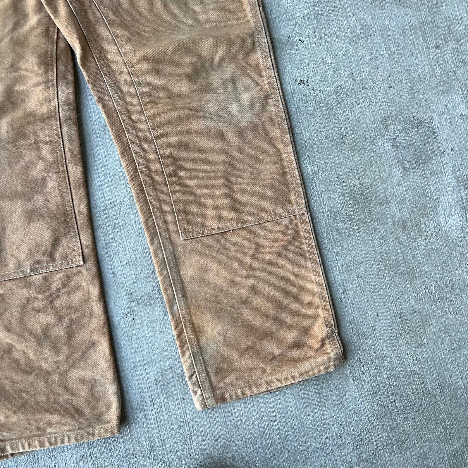 Carhartt × Vintage Carhartt brown double knee work wear carpenter pants Size US 32 / EU 48 - 4 Thumbnail