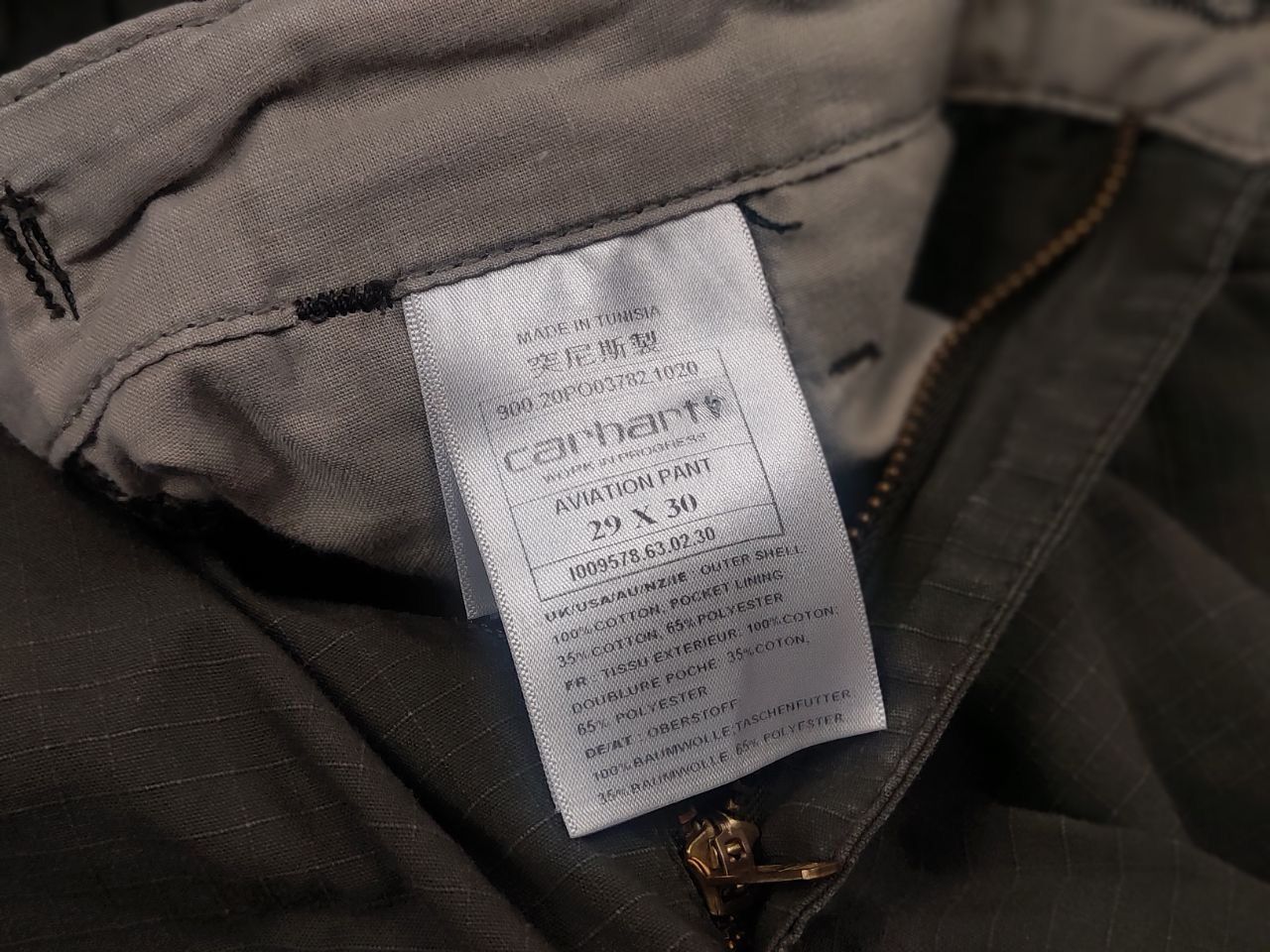 Carhartt Wip Vintage Carhartt Wip Aviation Ripstop Cargo Faded Pants Size US 30 / EU 46 - 18 Thumbnail