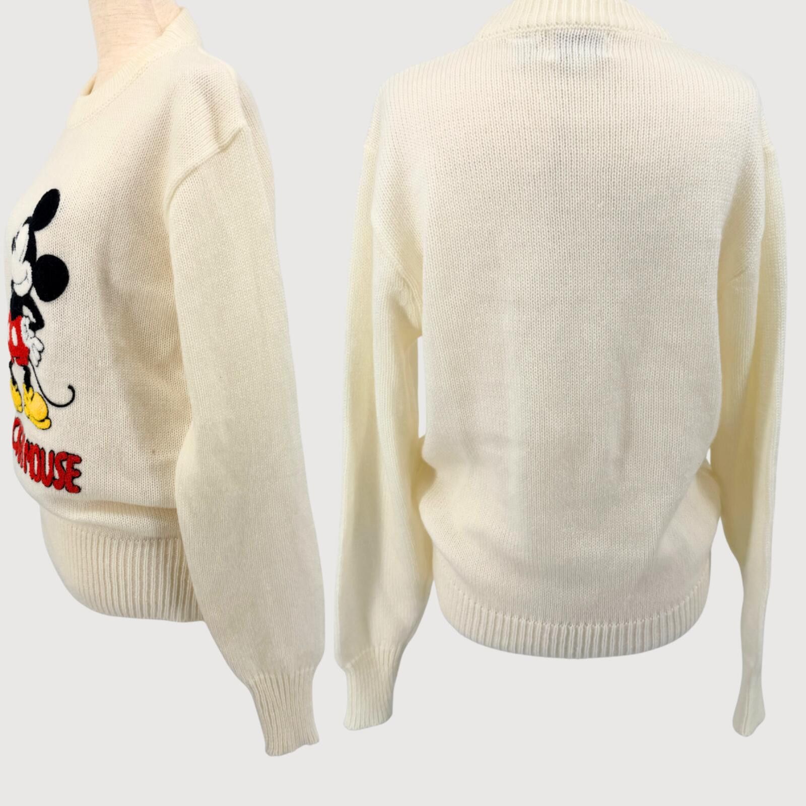 Disney Vintage Mickey Mouse Sweater Disney Graphic Knit S Size ONE SIZE - 3 Thumbnail