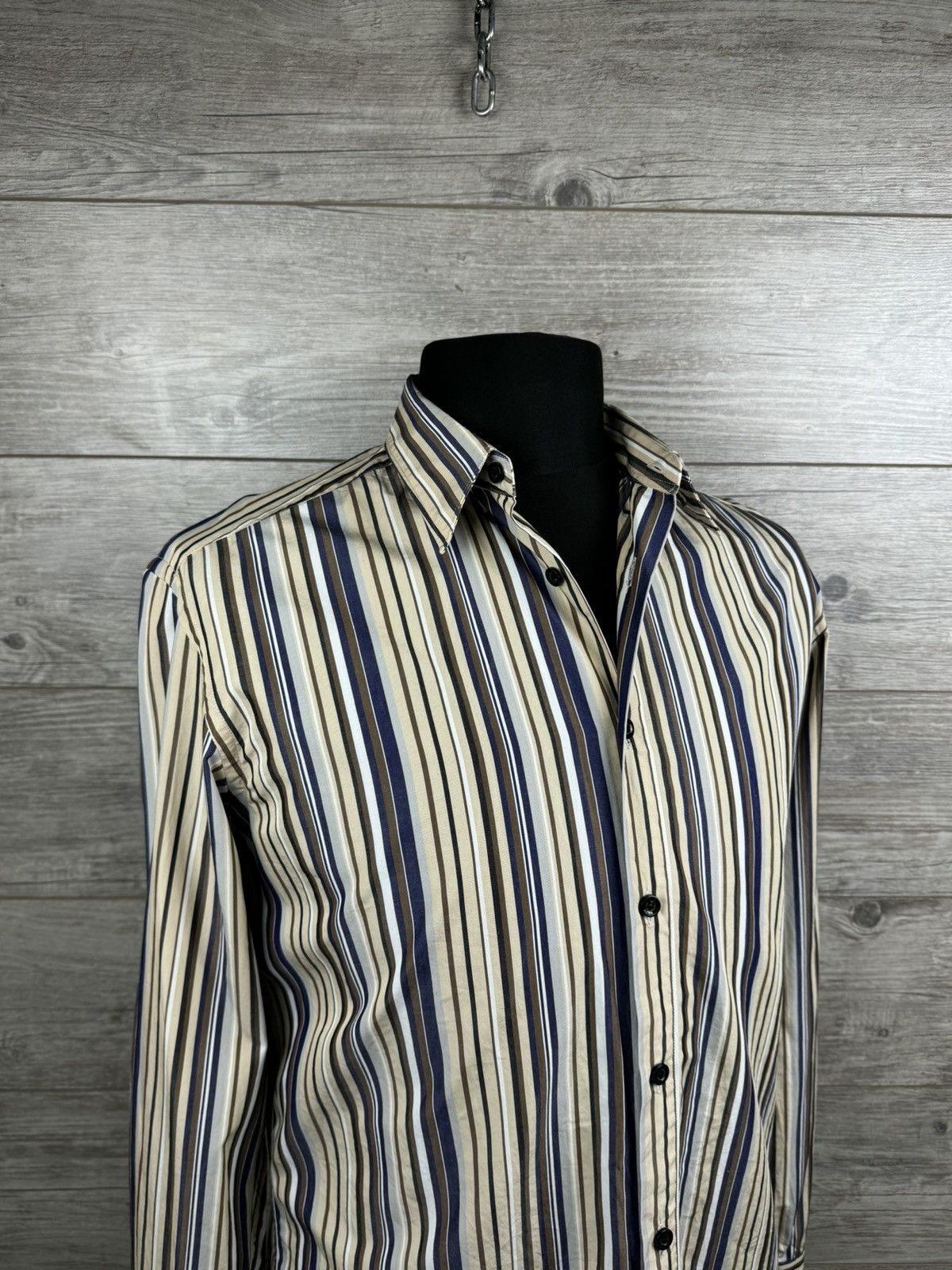 Designer × Givenchy × Vintage Givenchy Shirt Luxury In a beautiful stripe Size M Size US M / EU 48-50 / 2 - 4 Thumbnail