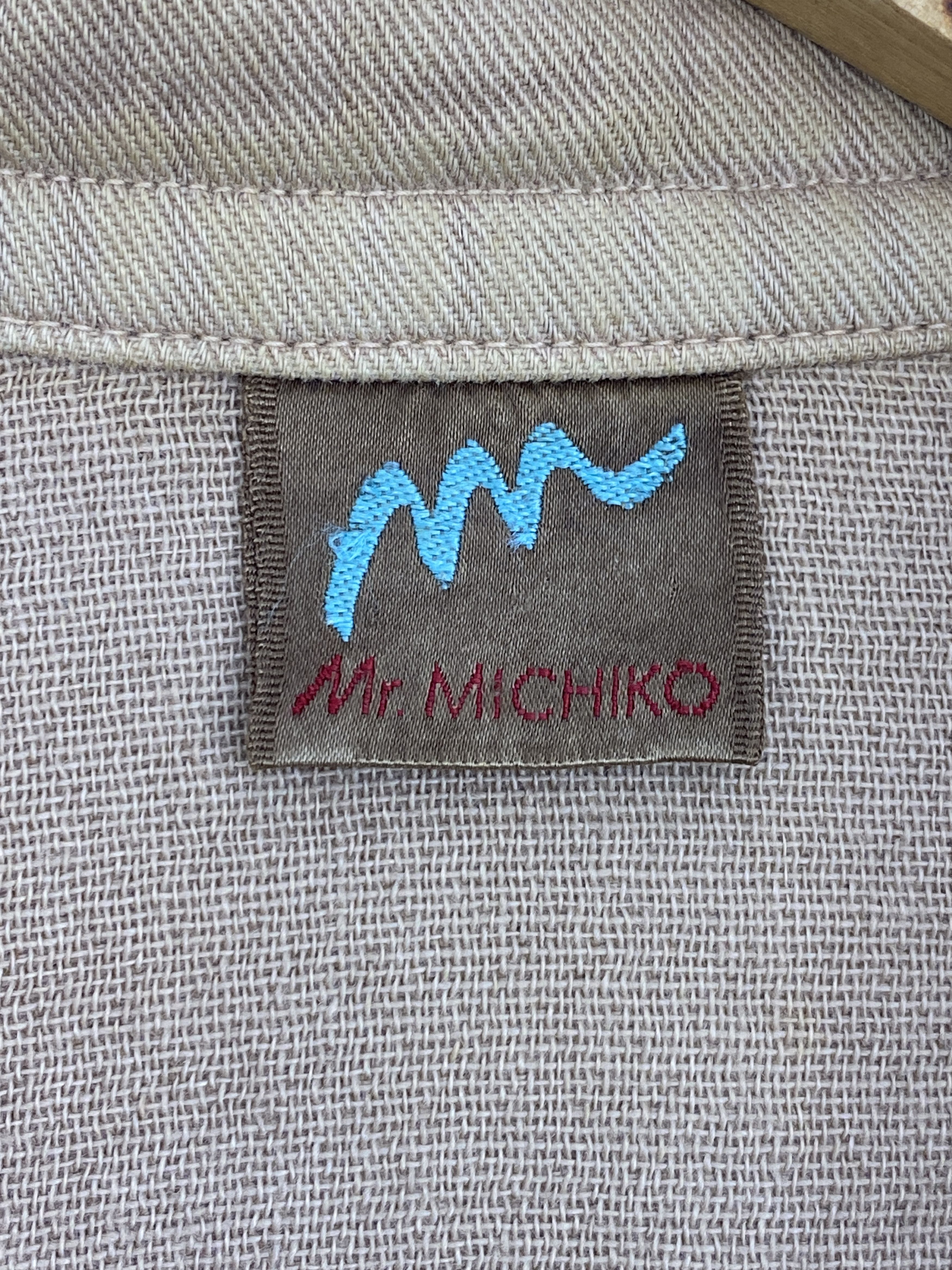 Michiko Koshino Vintage Mr.Michiko Sun Faded Button Up Jacket J1880 Size US XL / EU 56 / 4 - 5 Thumbnail