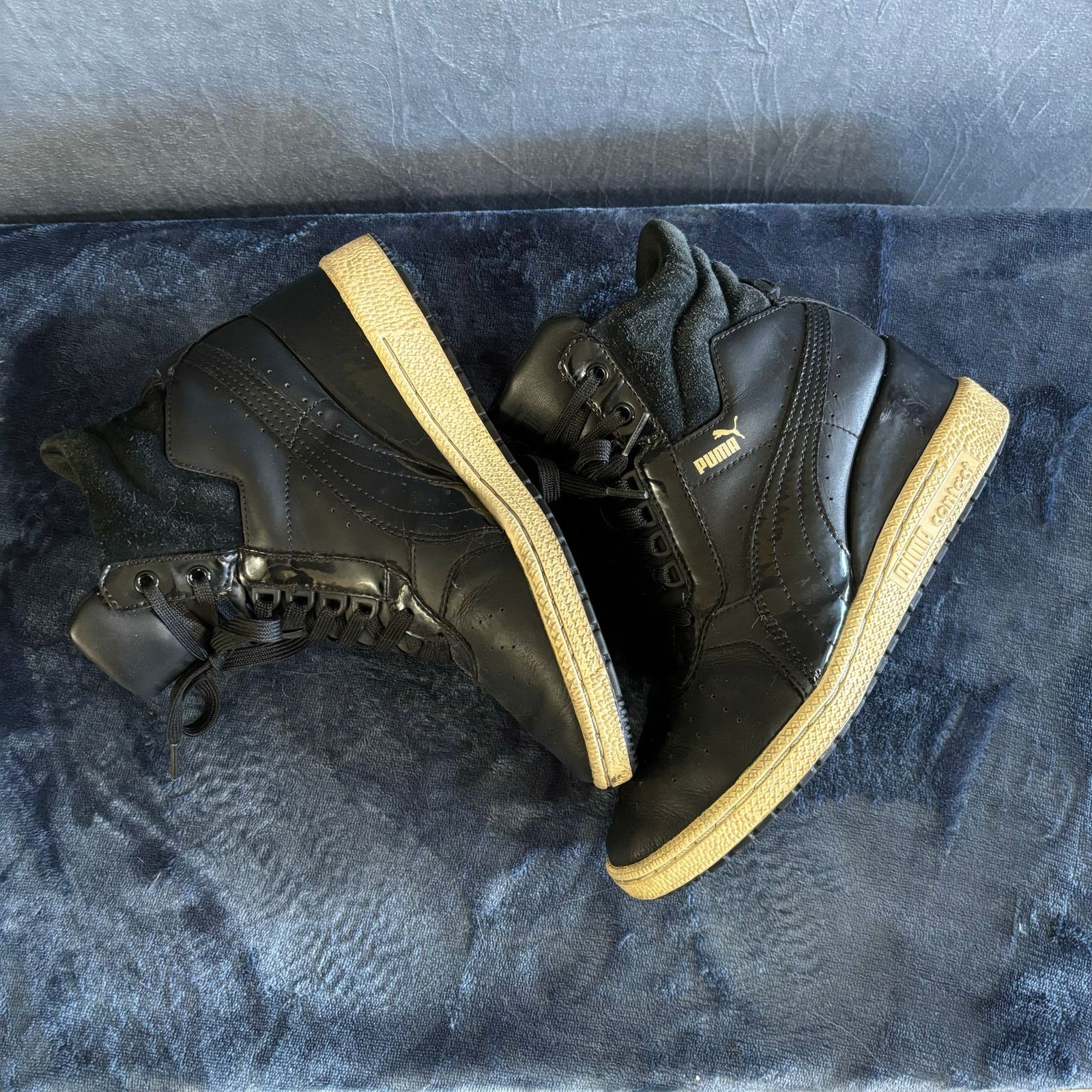Puma Puma Contact High Top Sneaker Casual Shoes Comfort 80s Style Size US 7.5 / IT 37.5 - 7 Thumbnail