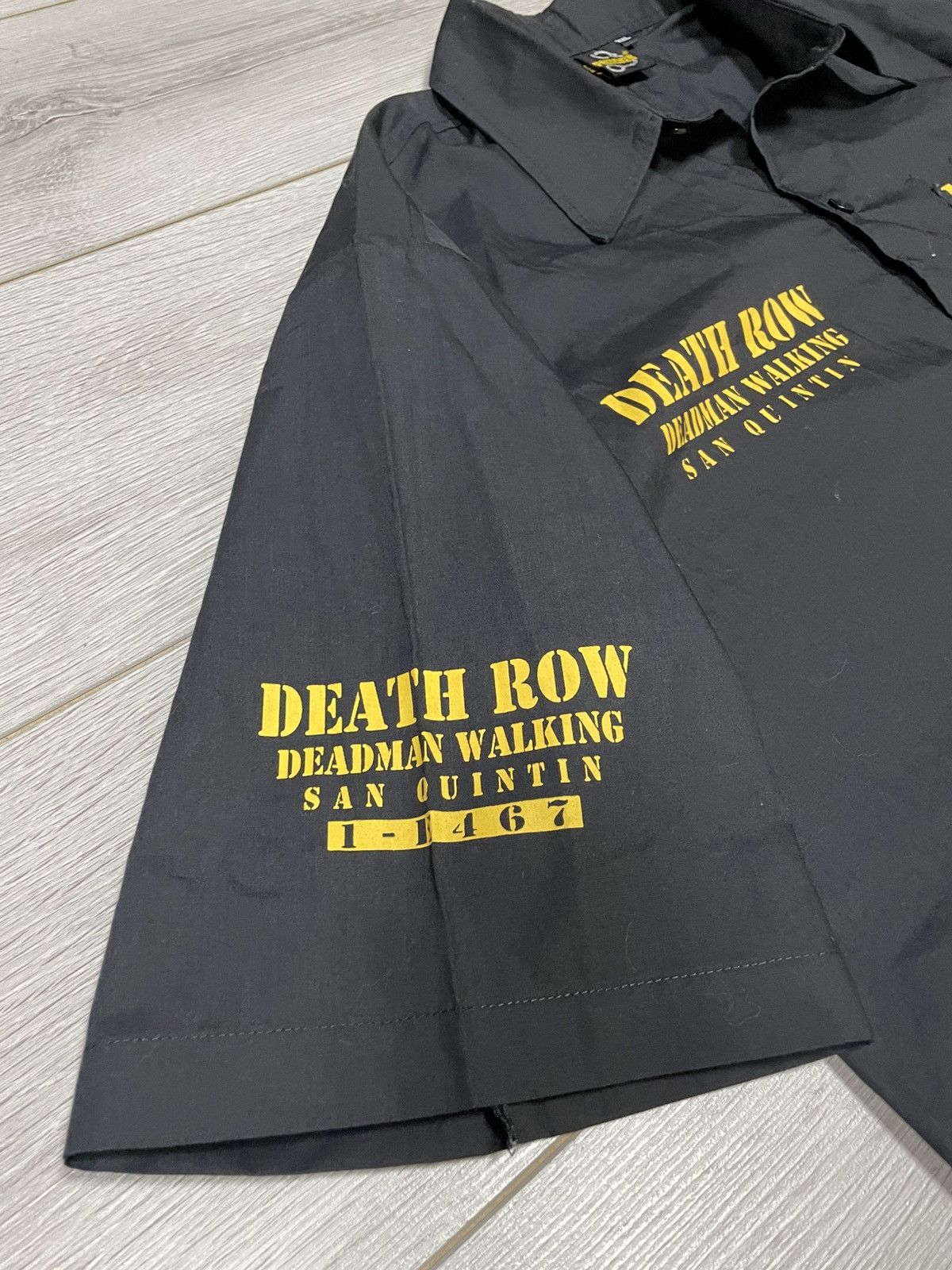 Death Row Records Vintage Death Row Records Deadman Walking Black Shirt Size US XXL / EU 58 / 5 - 8 Thumbnail