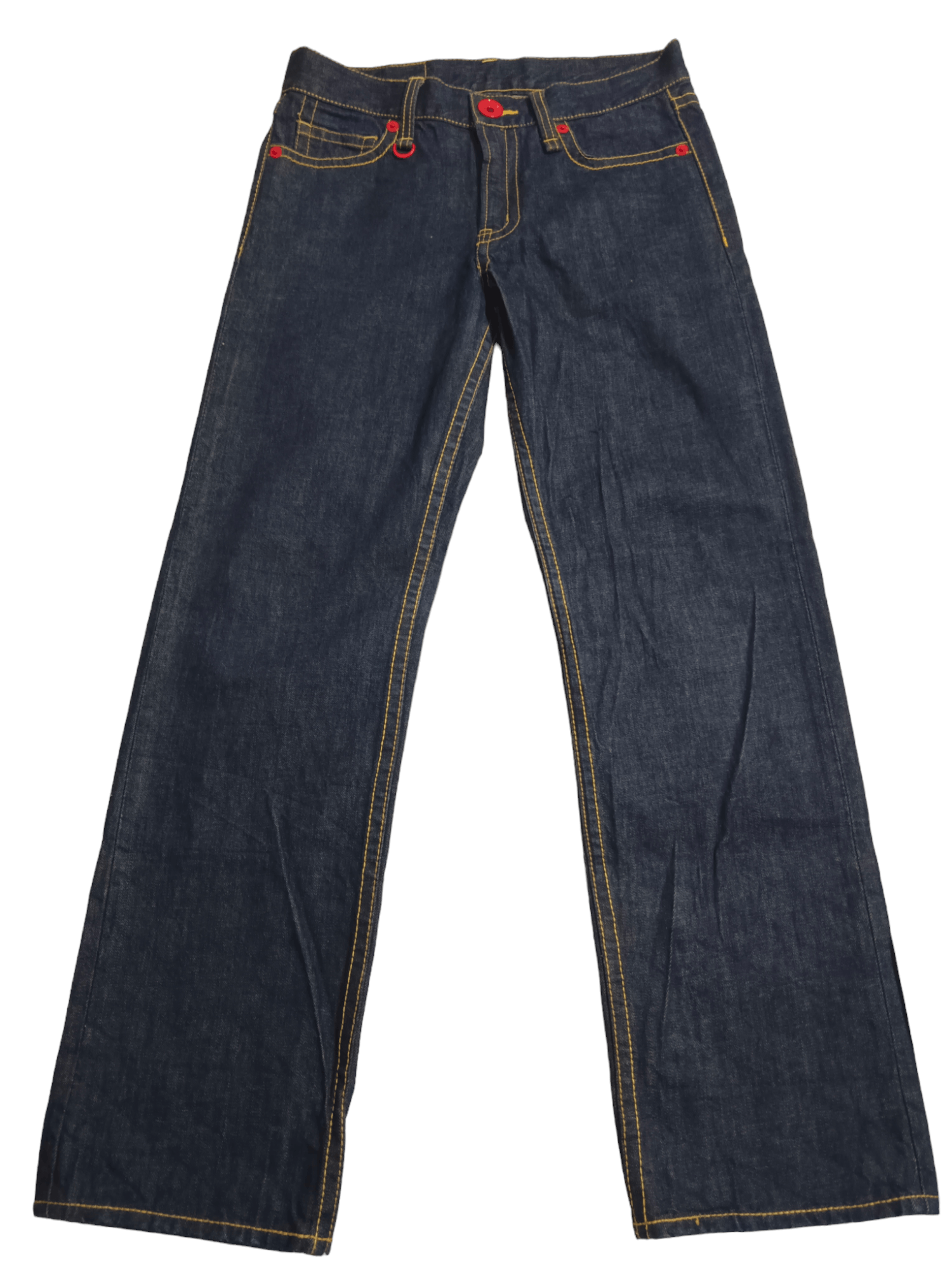 Edition Japan Co&Lu Big Iconic Logo Printed Blue Denim Size US 31 - 2 Thumbnail