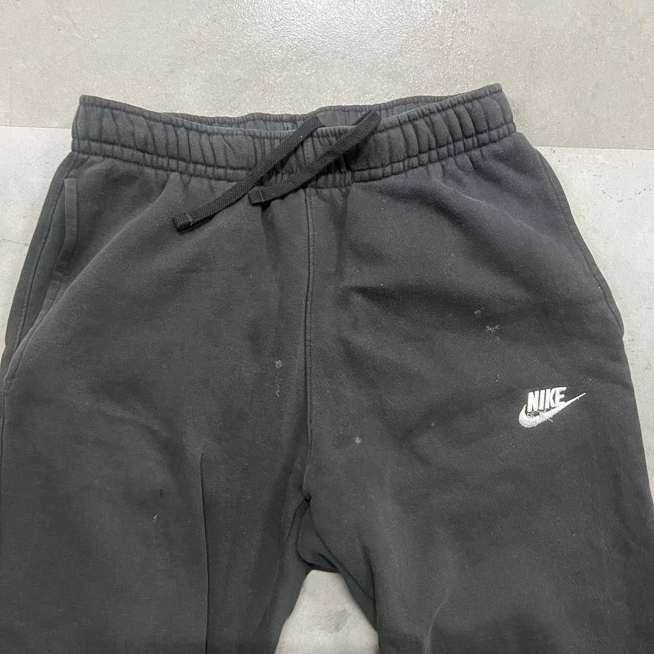 Nike × Vintage Vintage Y2K Black Nike Sweatpants with white Nike Swoosh! Size US 30 / EU 46 - 2 Thumbnail