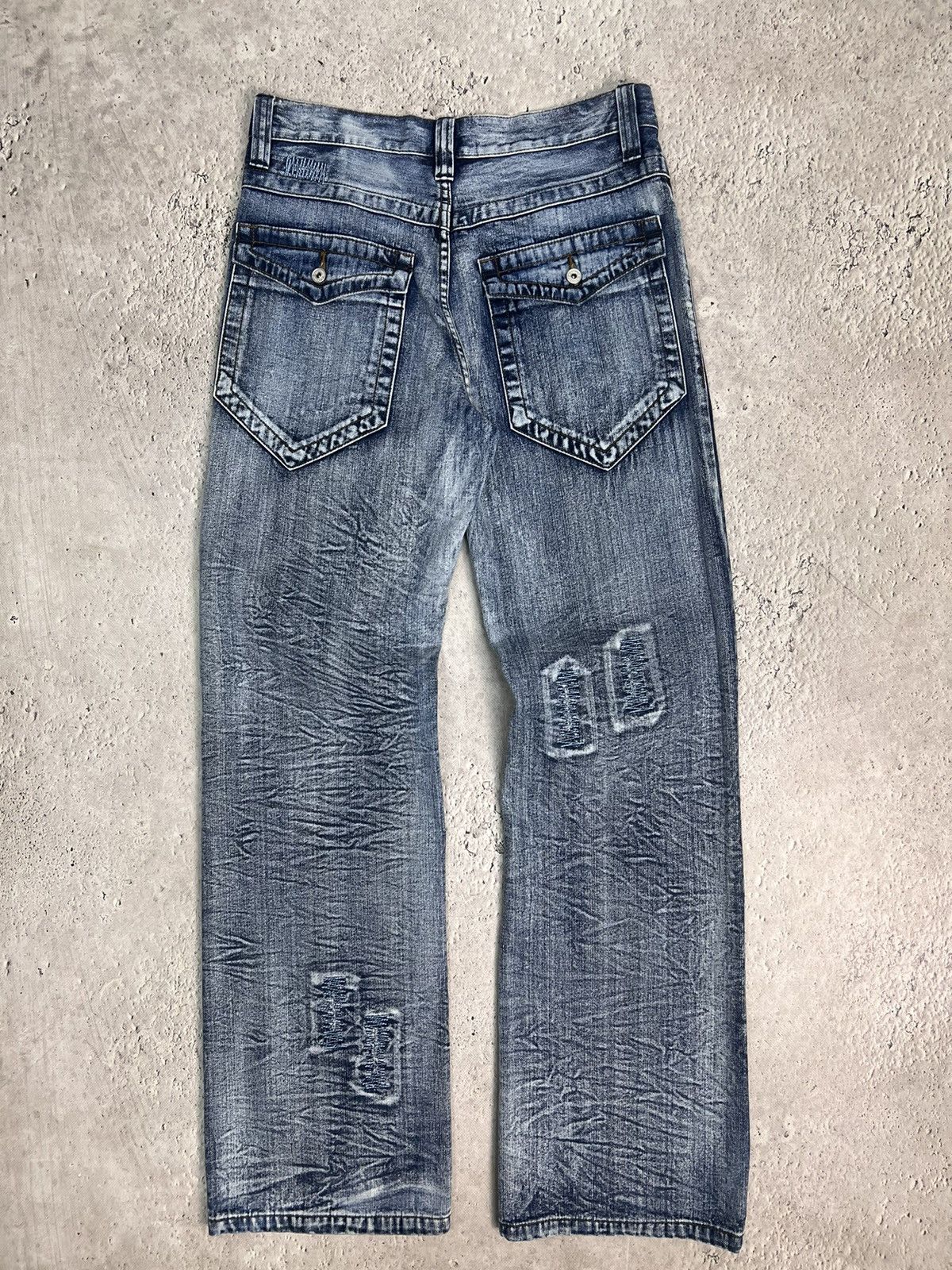 Jean Paul Gaultier VTG 00s JPG style Japanese Distressed Cargo pants jeans Size US 32 / EU 48 - 12 Thumbnail
