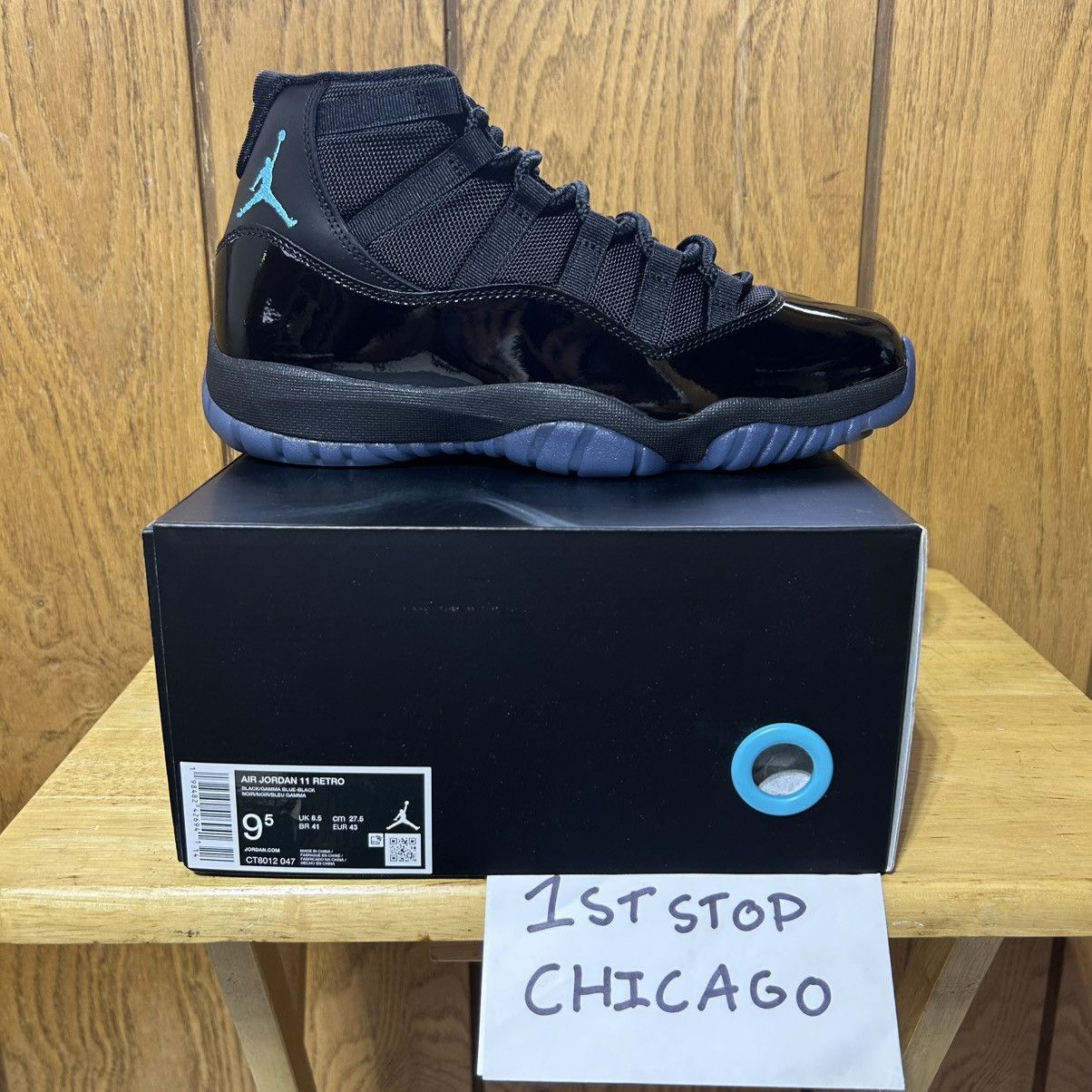 Jordan Brand Nike Air Jordan 11 Retro Gamma Blue 2025 CT8012-047 9.5 NEW Size US 9.5 / EU 42-43 - 1 Thumbnail