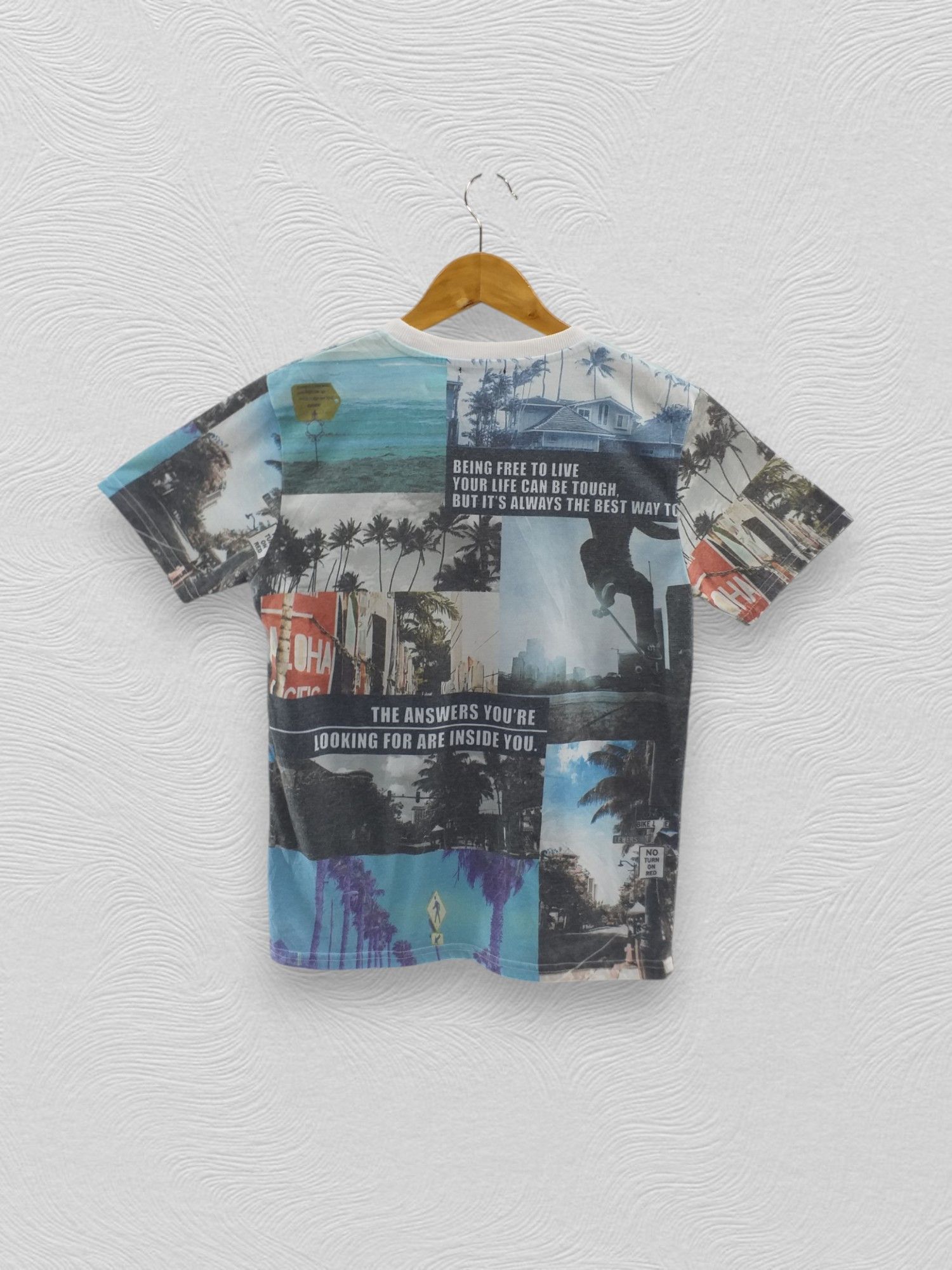 Japanese Brand Avail AVANT GARDE Fullprint City Design T-Shirt A065 Size US M / EU 48-50 / 2 - 2 Thumbnail