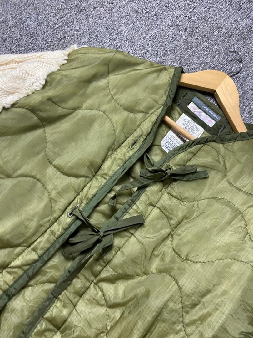 Japanese Brand Vinvin Temitemi Quilted Jacket with Knit Sleeves (200) Size US M / EU 48-50 / 2 - 5 Thumbnail