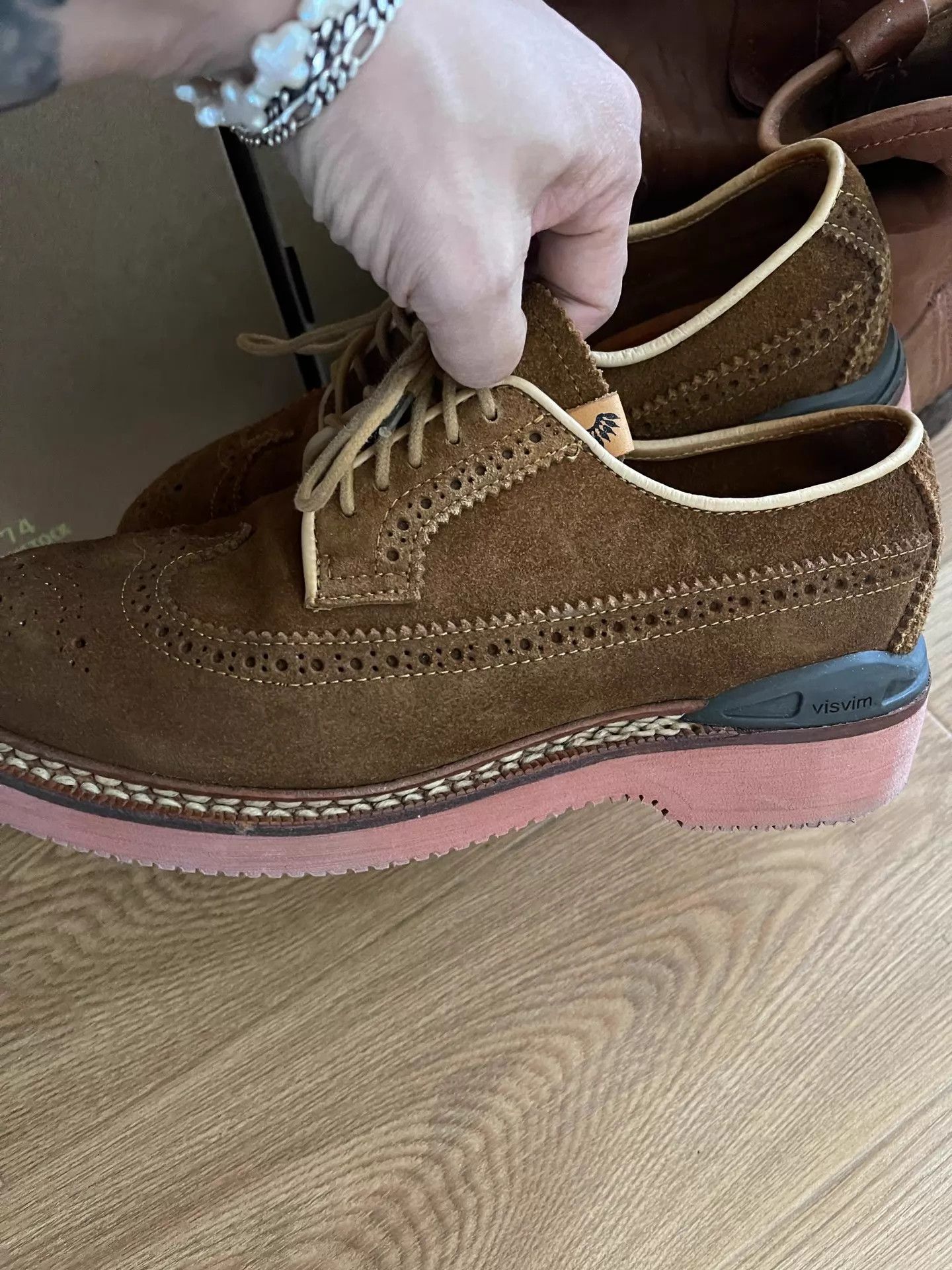 Visvim visvim 16ss patrician wt folk brown 8.5 mint brogue Size US 8.5 / EU 41-42 - 3 Thumbnail