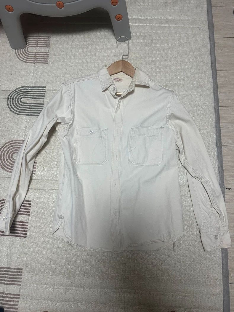 FREEWHEELERS Size 16 White shirt