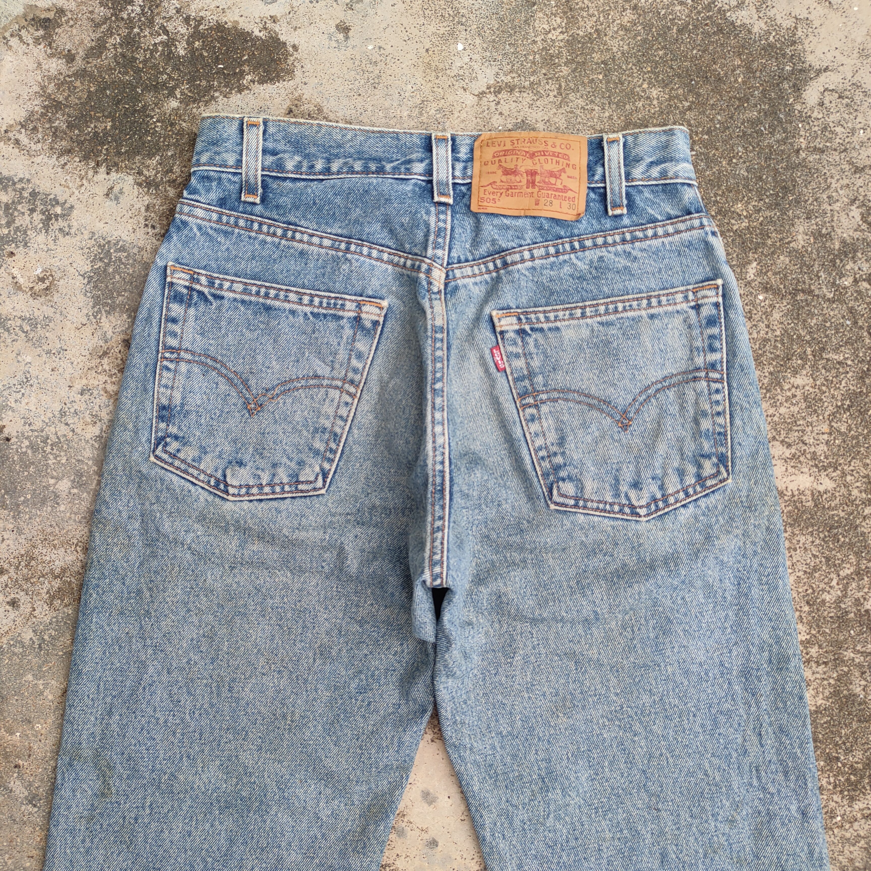 Levi's × Vintage VINTAGE LEVI'S 505 MEXICO RIPPED JEANS DENIM PANTS Size US 28 / EU 44 - 11 Thumbnail