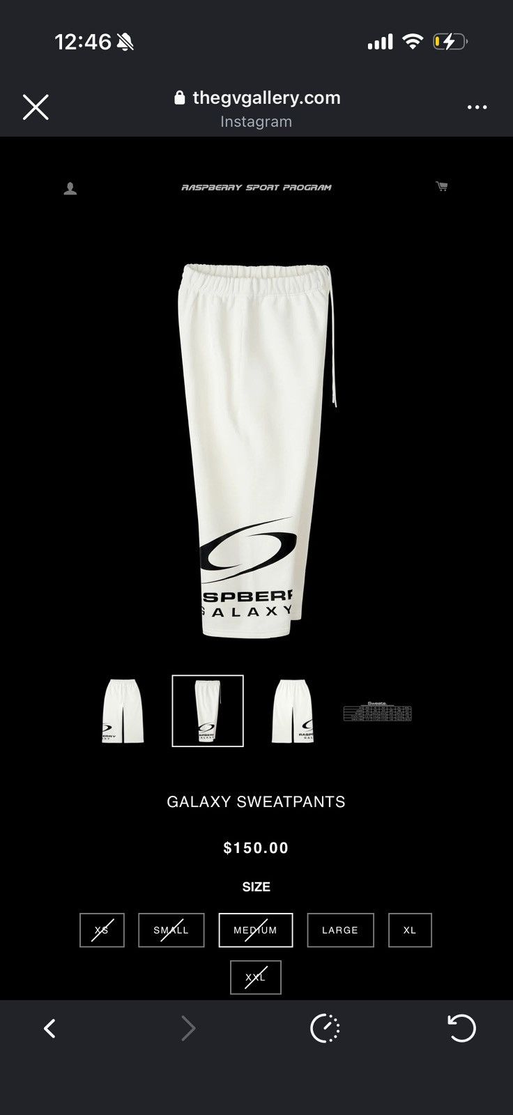 The GV Gallery Gv Gallery Galaxy Sweatpants Size US 33 - 5 Thumbnail