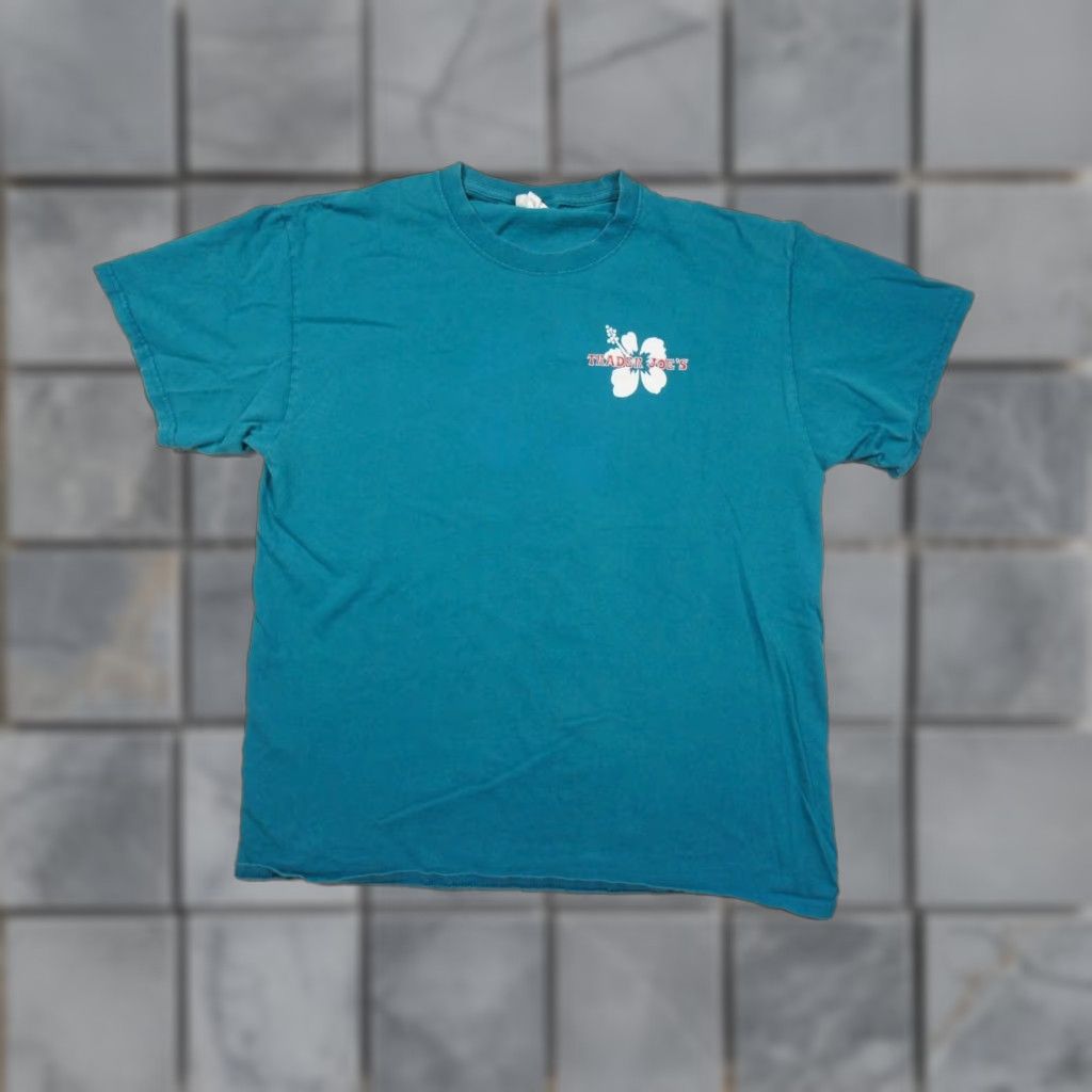 Vintage VINTAGE Trader Joes T-Shirt Men Large Blue Short Sleeve Crewneck Logo All Seasons Size US L / EU 52-54 / 3 - 1 Thumbnail